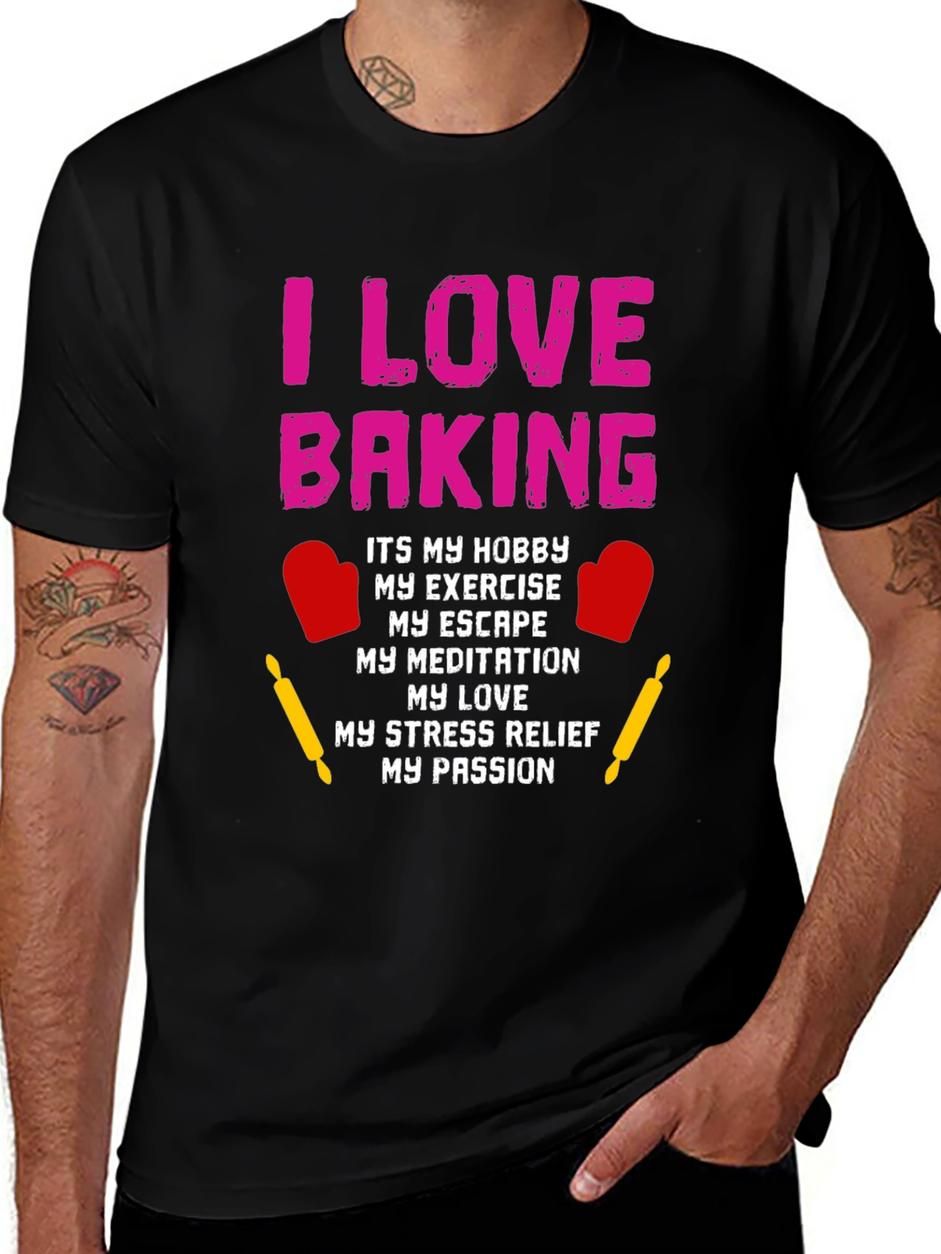 I Love Baking Hobby T-Shirt