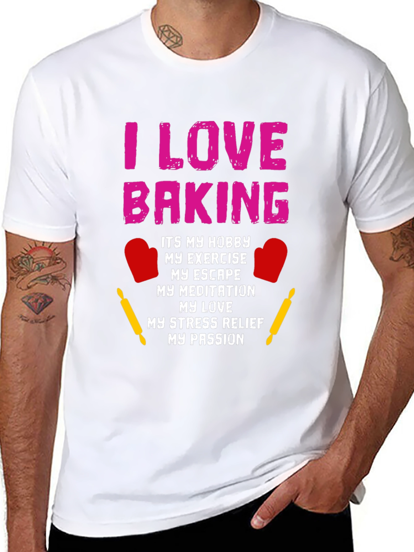 I Love Baking Hobby T-Shirt