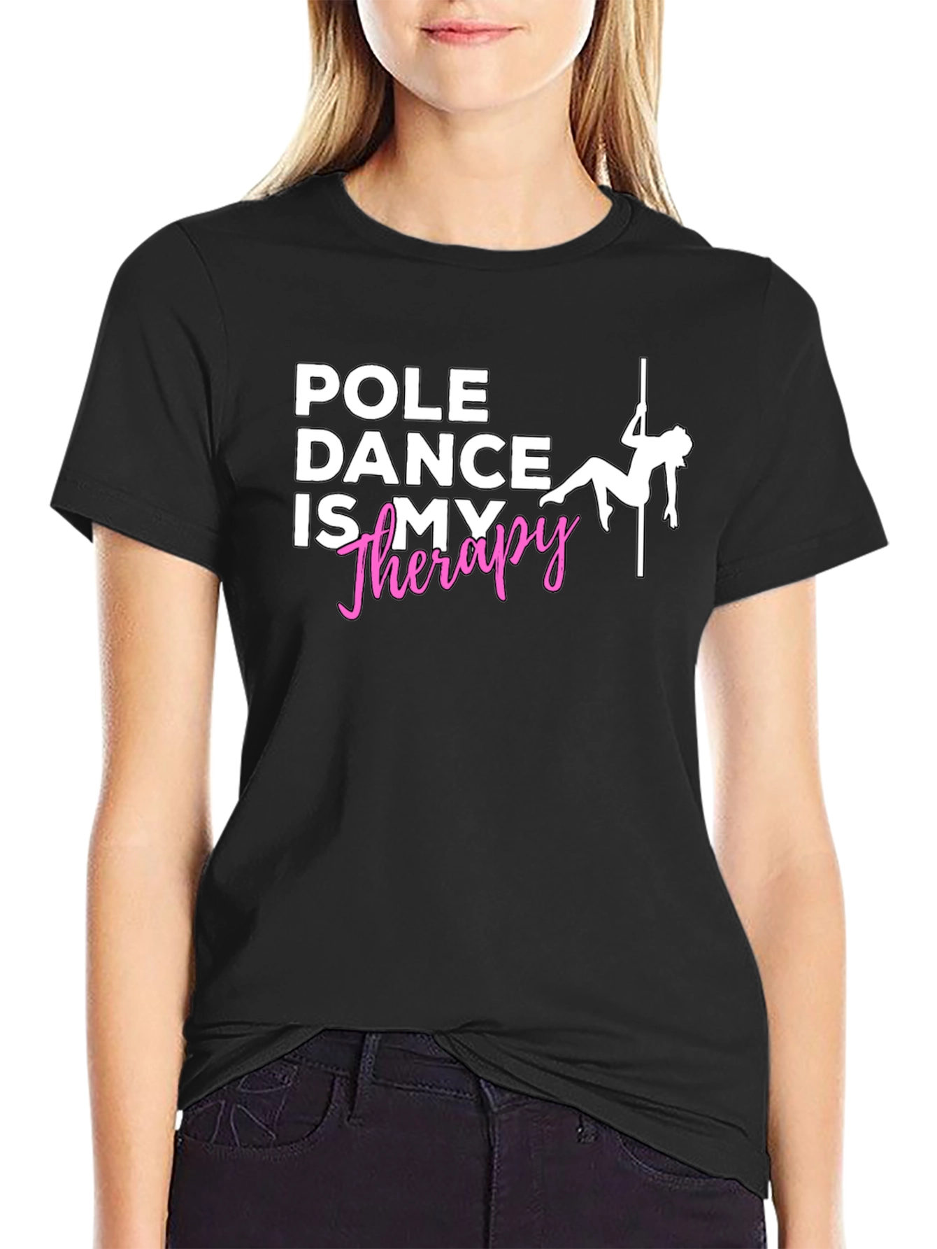 Pole Dance Therapy T-Shirt - Unique Design