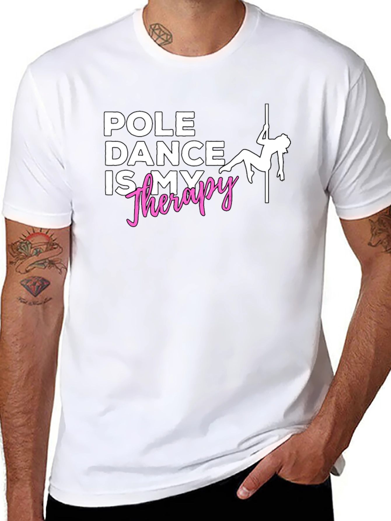 Pole Dance Therapy T-Shirt - Unique Design