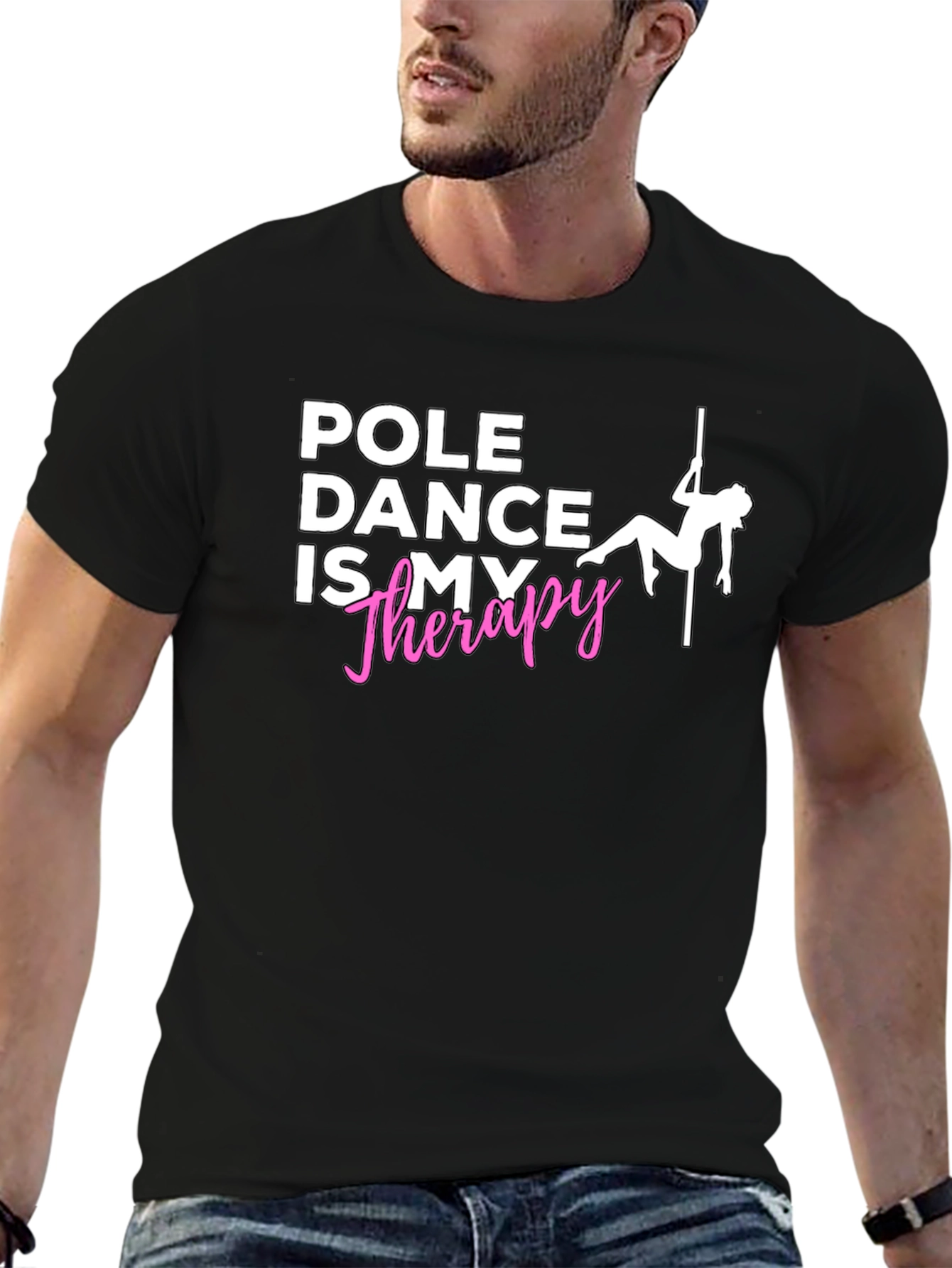 Pole Dance Therapy T-Shirt - Unique Design
