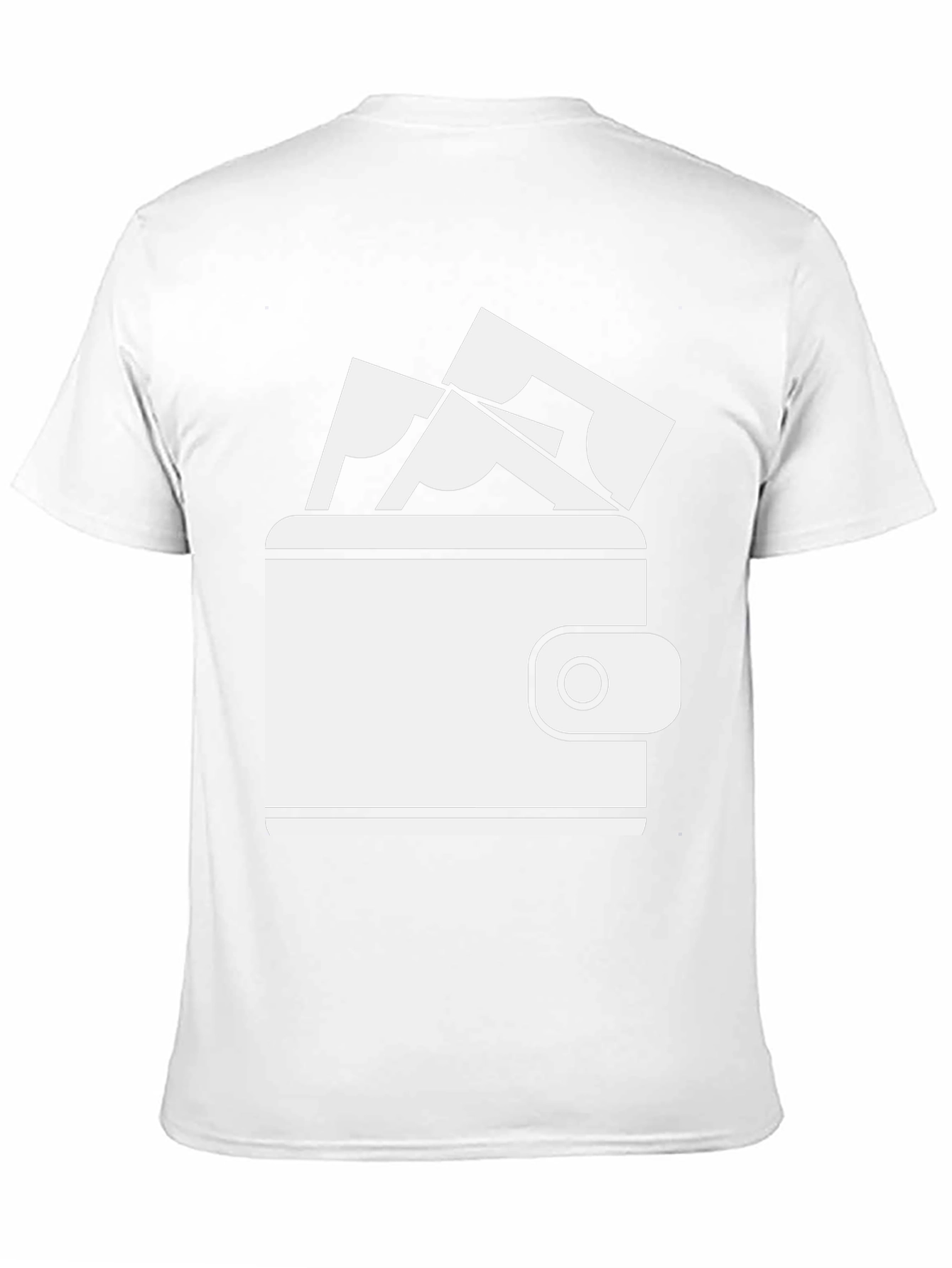 Money Wallet Black Graphic Tee Shirt