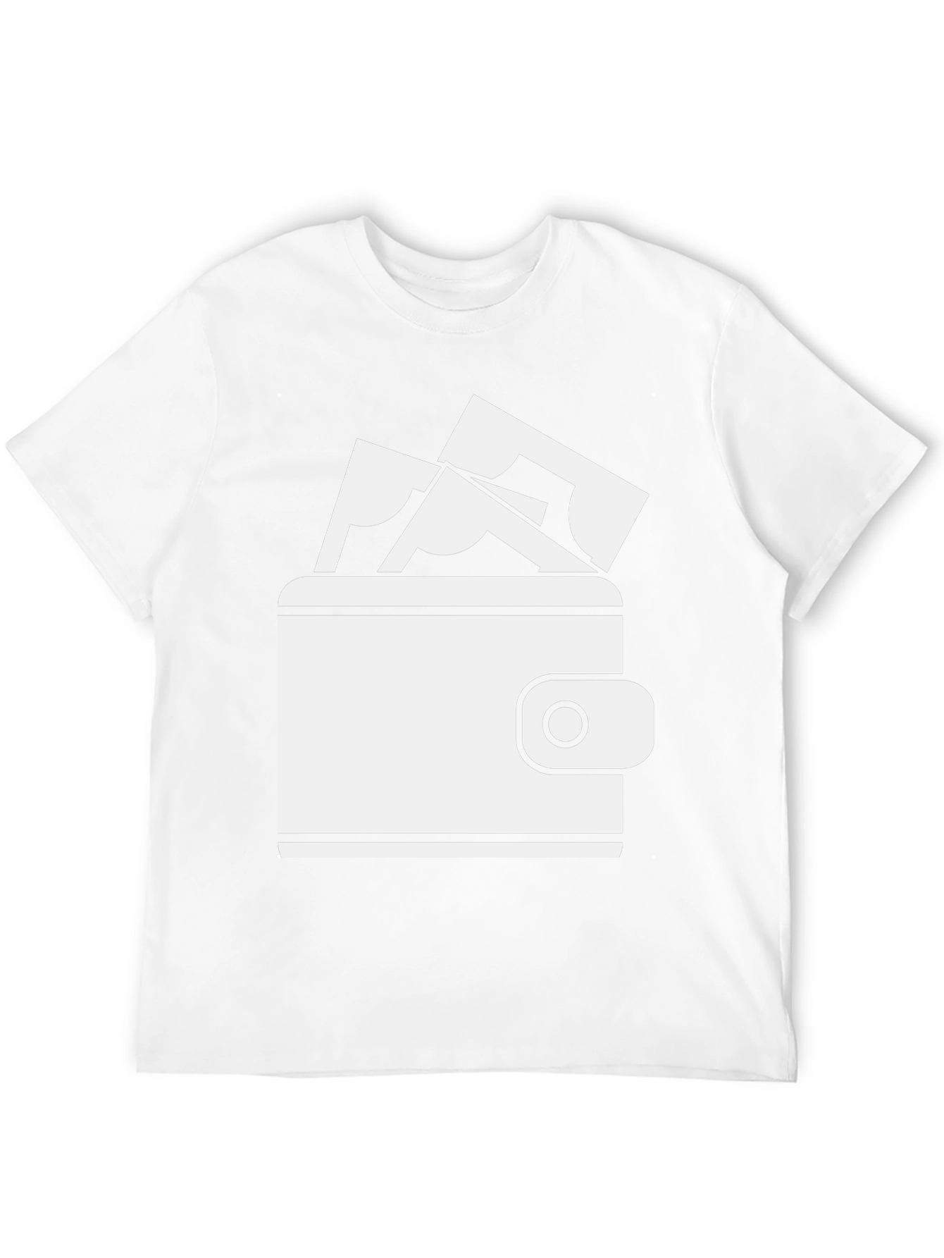 Money Wallet Black Graphic Tee Shirt
