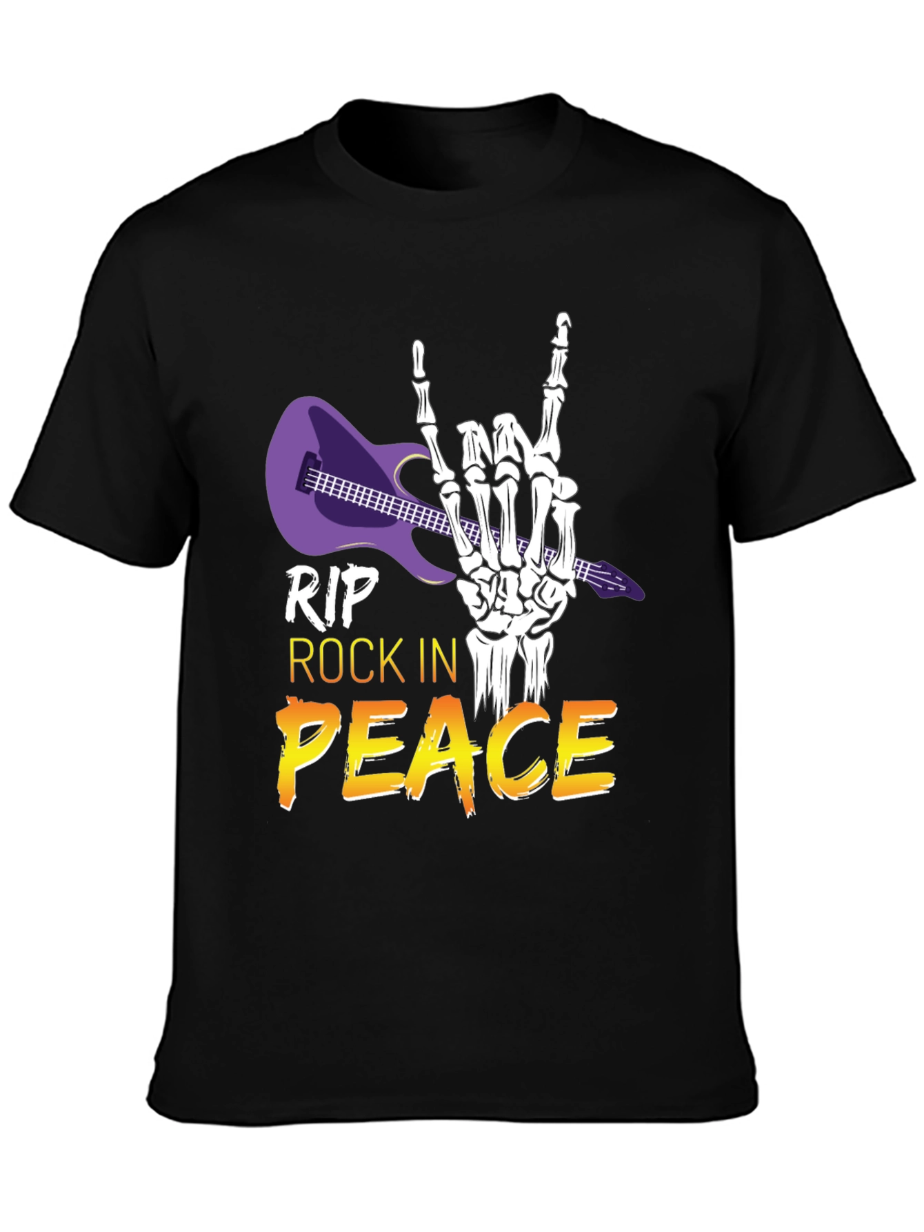 RIP Rock in Peace T-Shirt Rock Hand Gesture