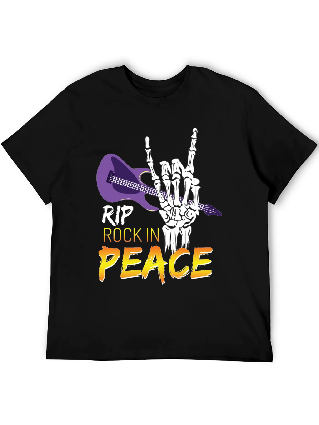 RIP Rock in Peace T-Shirt Rock Hand Gesture