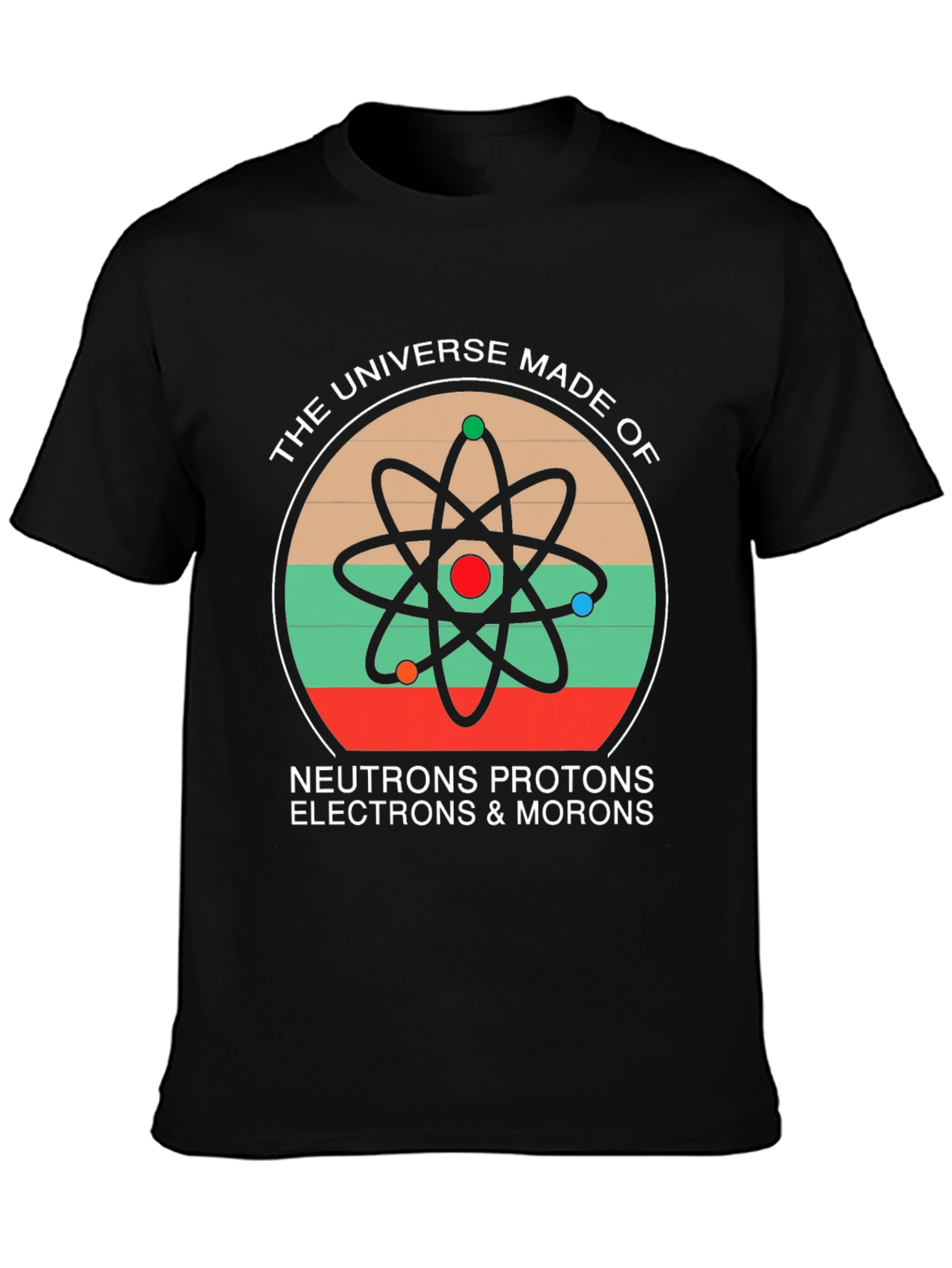 Universe Atoms Graphic Tee for Science Lovers