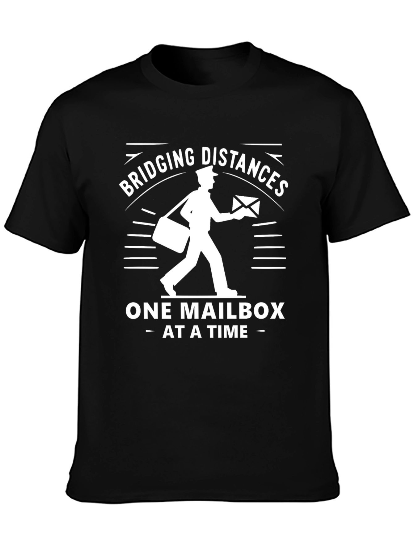 Bridging Distances Mail Carrier T-Shirt