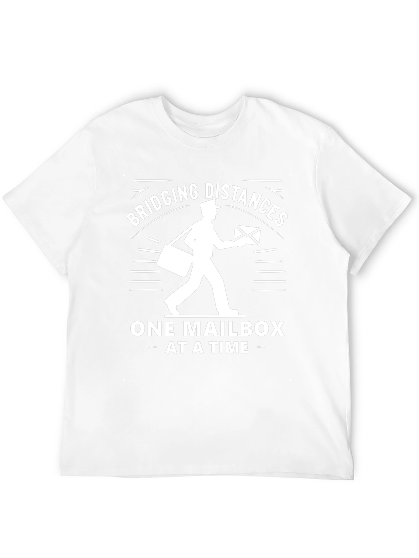 Bridging Distances Mail Carrier T-Shirt