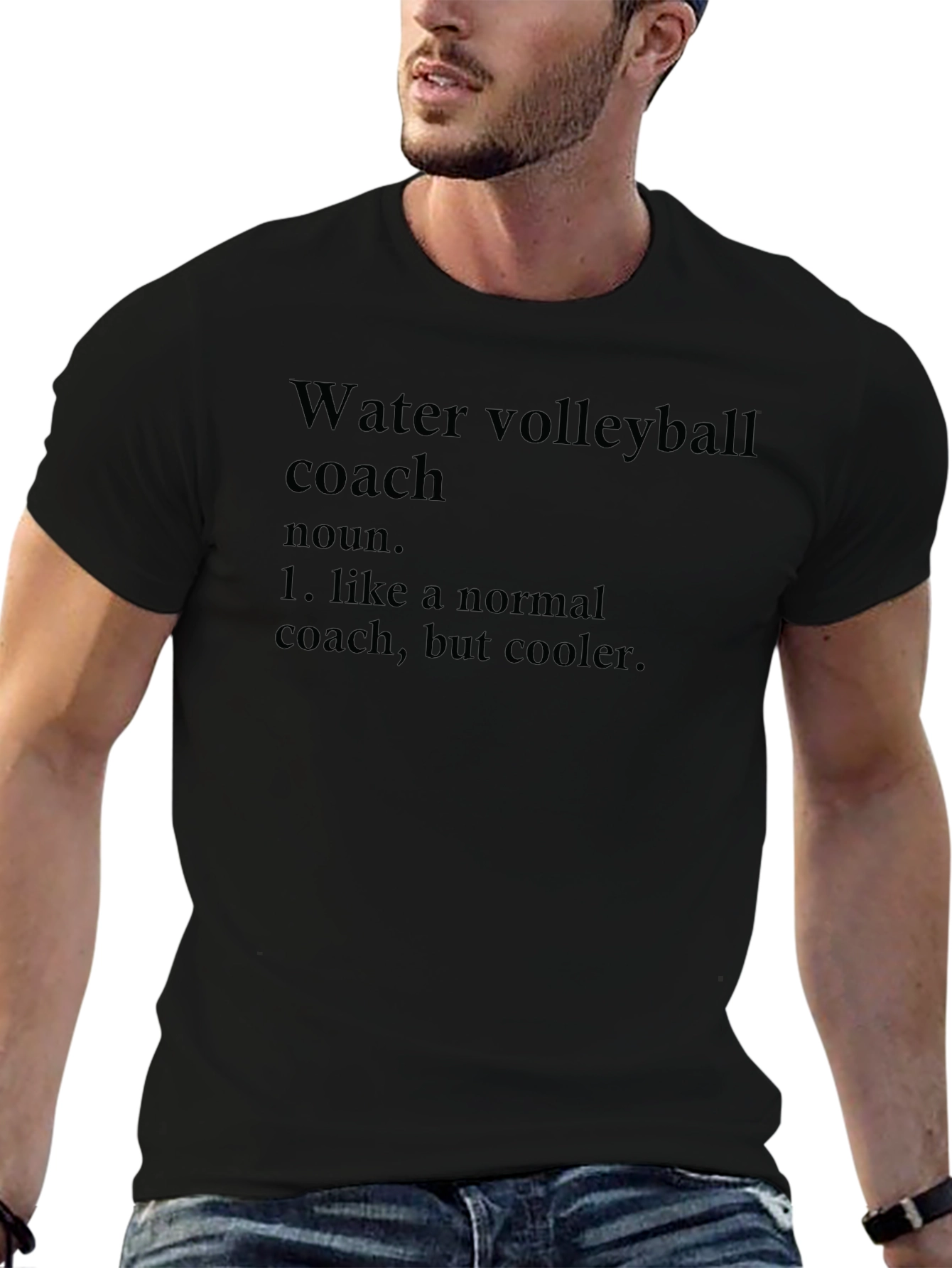 Water Volleyball Coach Definition T-Shirt