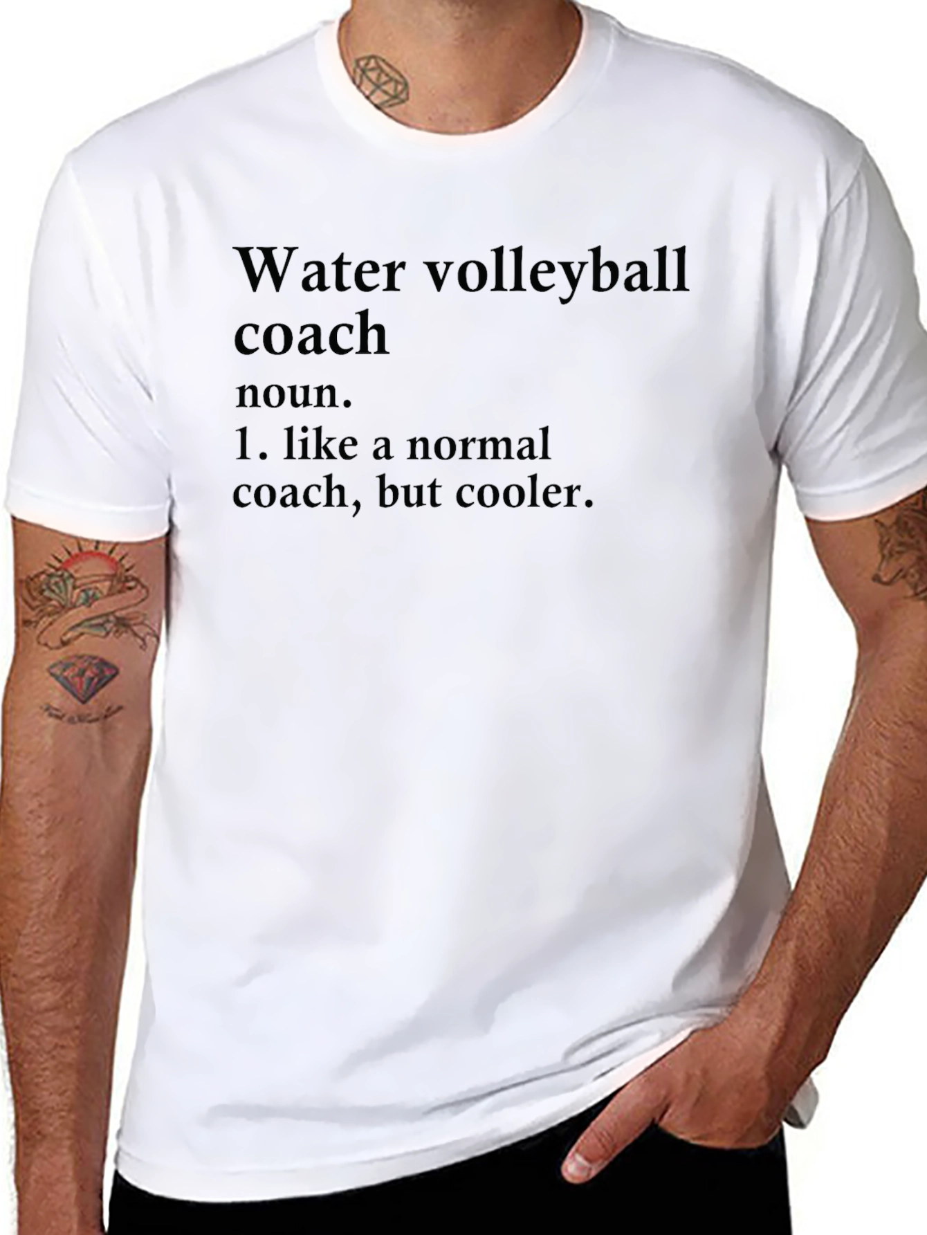 Water Volleyball Coach Definition T-Shirt