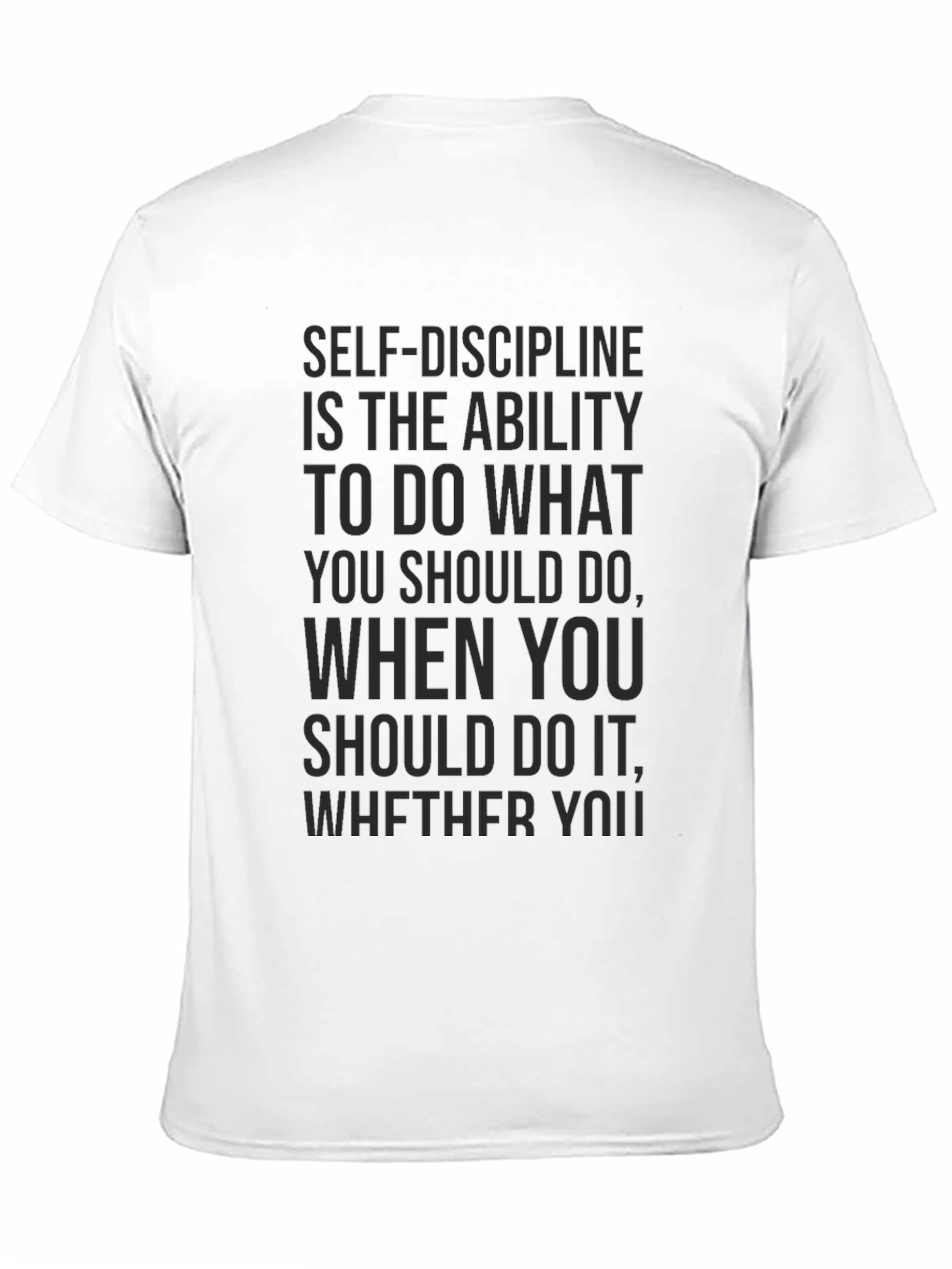 Self-Discipline Graphic Tee