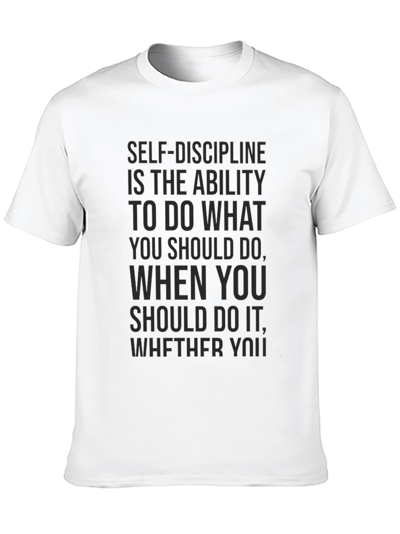 Self-Discipline Graphic Tee