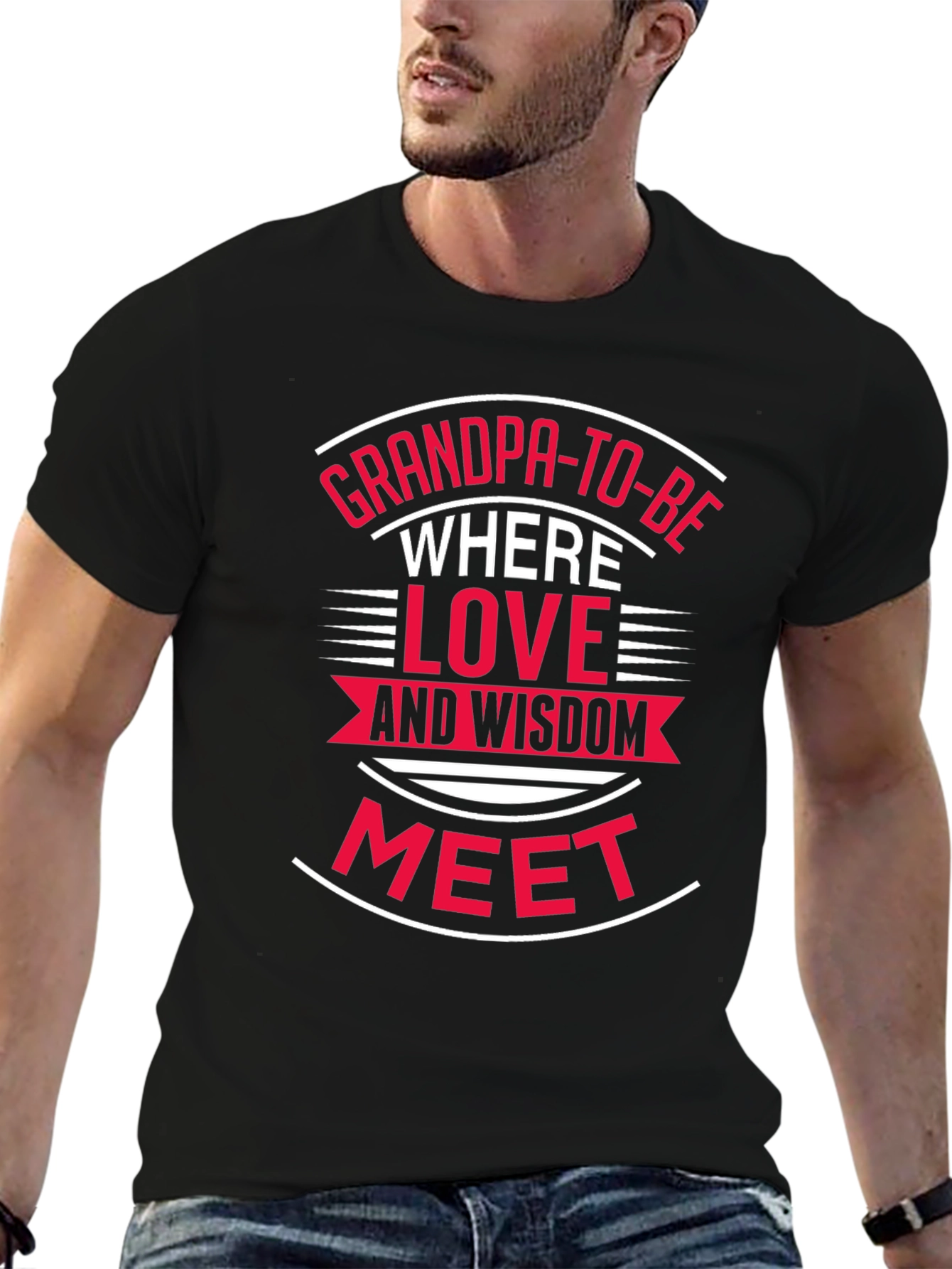Grandpa-To-Be T-Shirt: Love & Wisdom