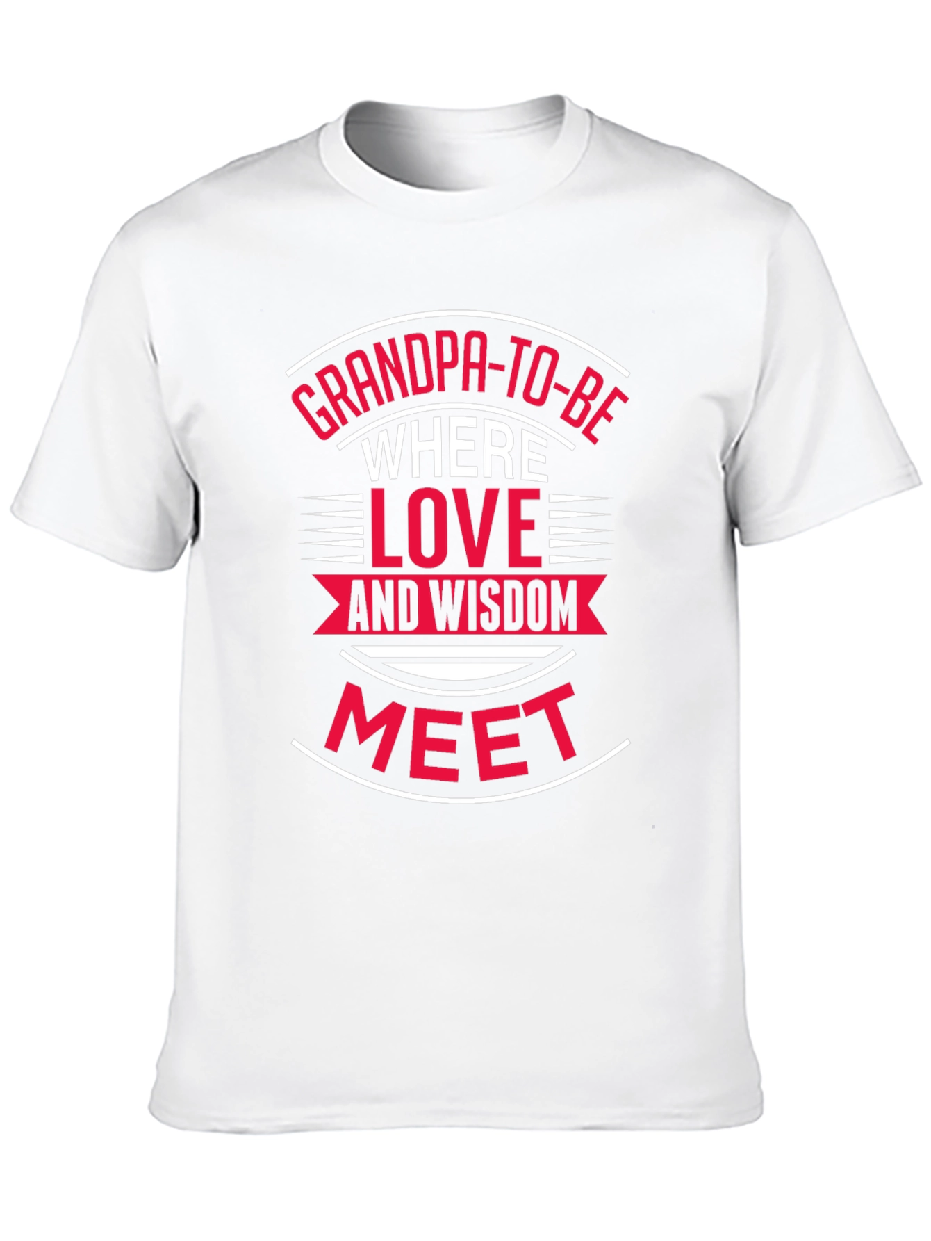 Grandpa-To-Be T-Shirt: Love & Wisdom