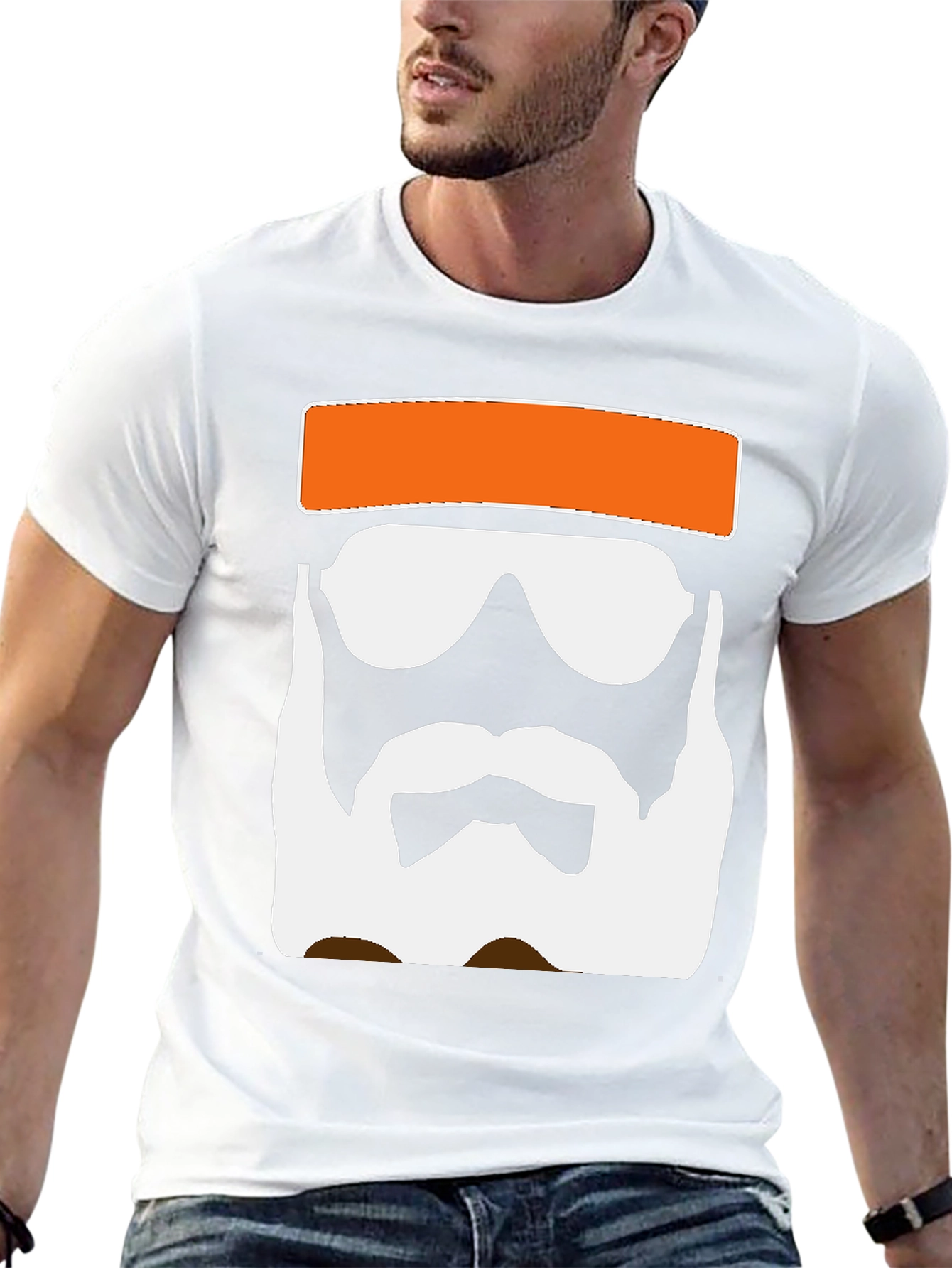 Cool Dude Graphic Tee - Black Cotton Blend