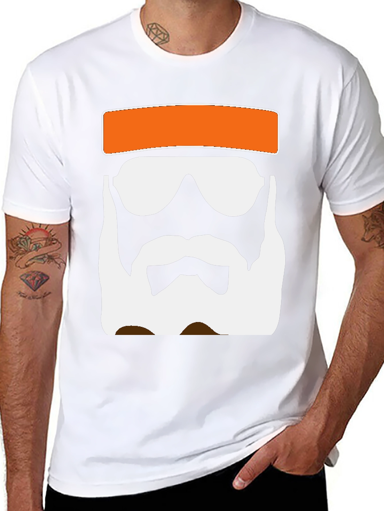 Cool Dude Graphic Tee - Black Cotton Blend