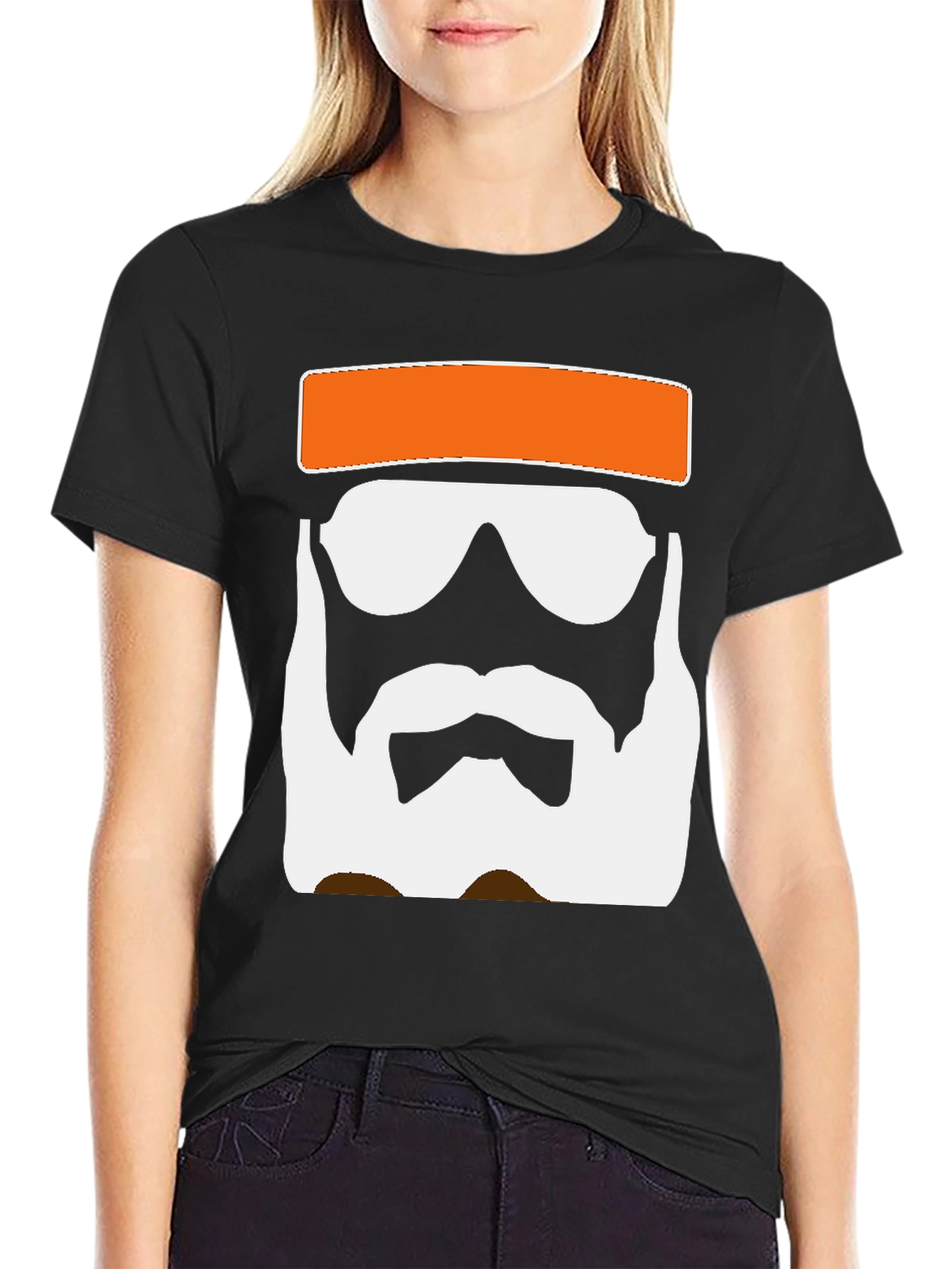 Cool Dude Graphic Tee - Black Cotton Blend