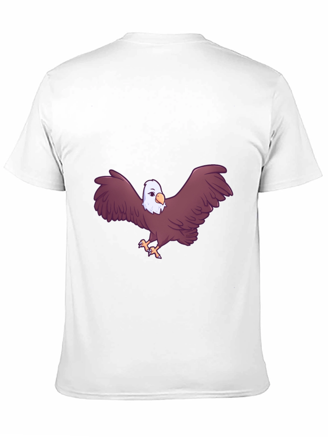 Eagle Graphic Print Black T-Shirt