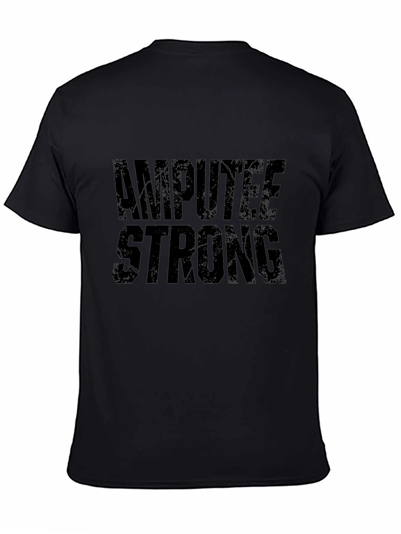 Amputee Strong Graphic Tee - Black