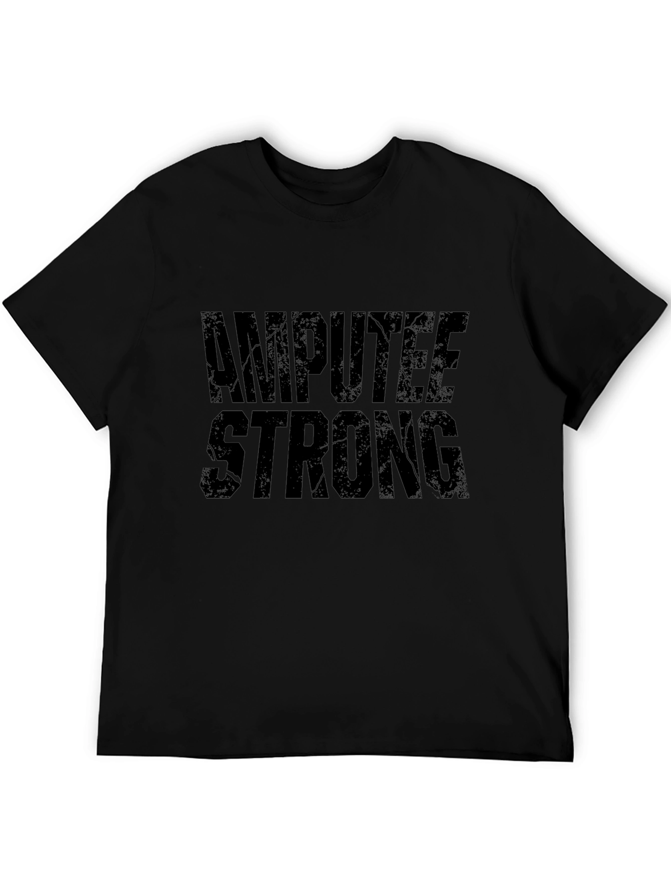 Amputee Strong Graphic Tee - Black