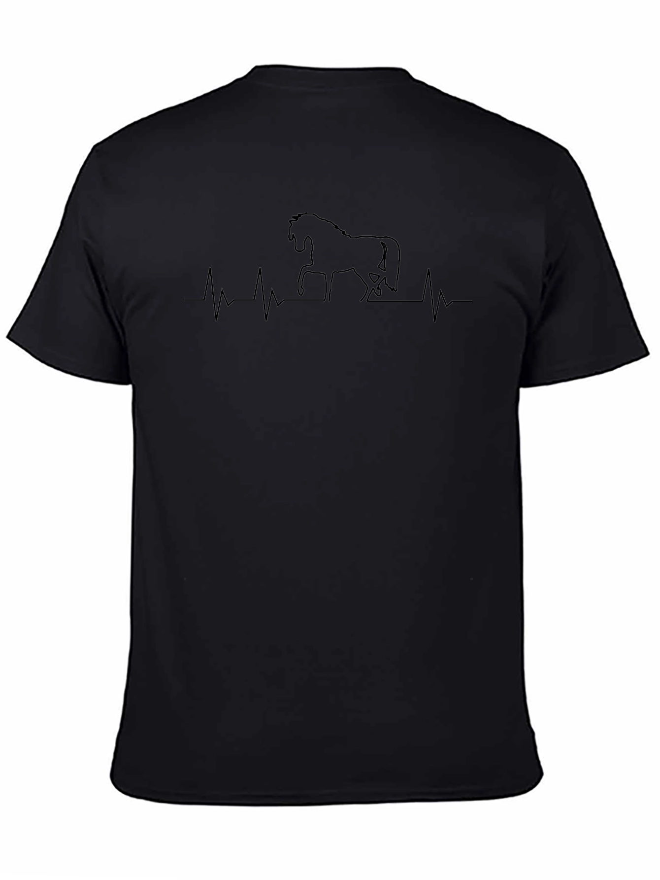 Horse Heartbeat T-Shirt - Equestrian Love