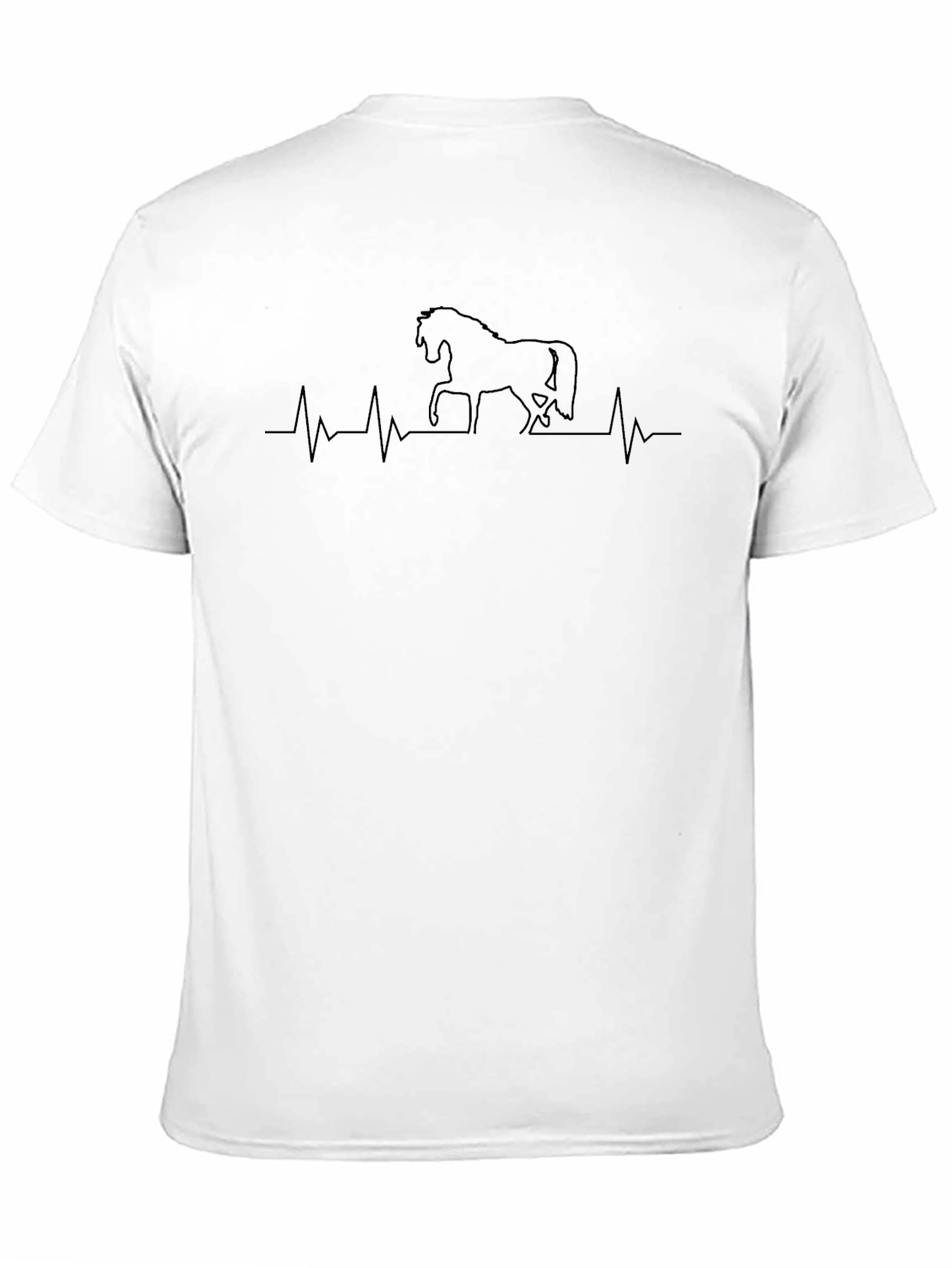 Horse Heartbeat T-Shirt - Equestrian Love
