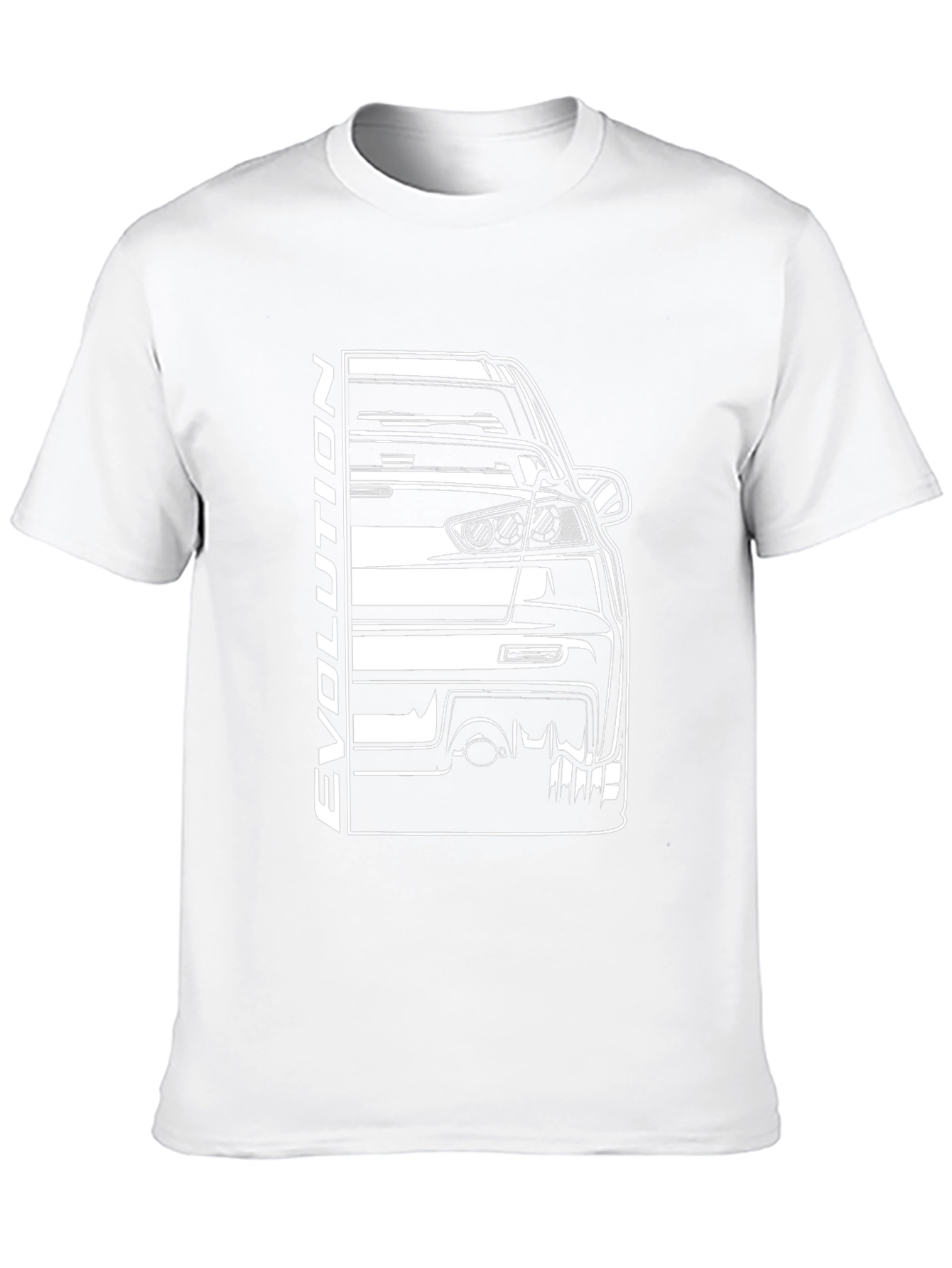 Evolution Car Graphic T-Shirt - Black Cotton Tee