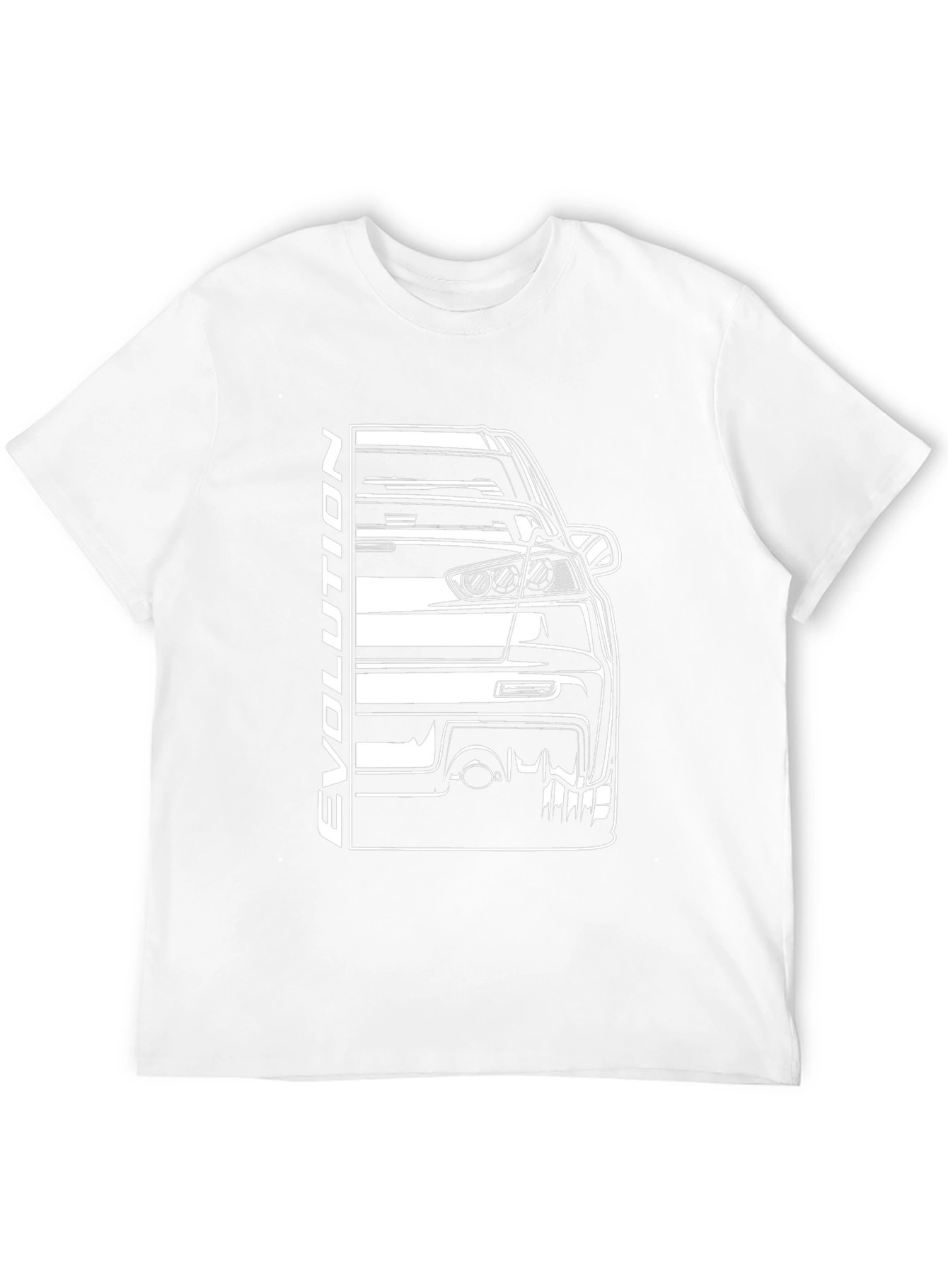 Evolution Car Graphic T-Shirt - Black Cotton Tee