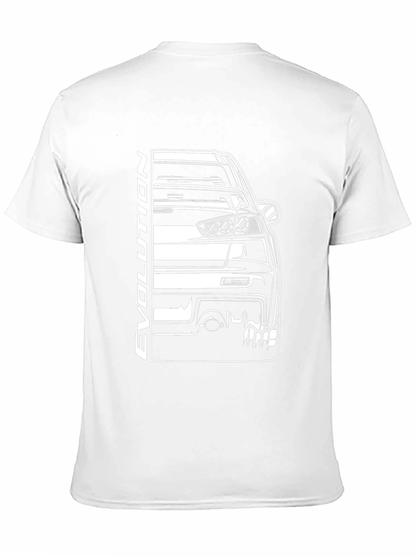 Evolution Car Graphic T-Shirt - Black Cotton Tee