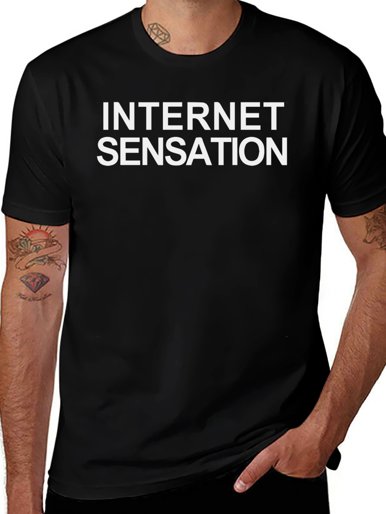 Internet Sensation Black T-Shirt
