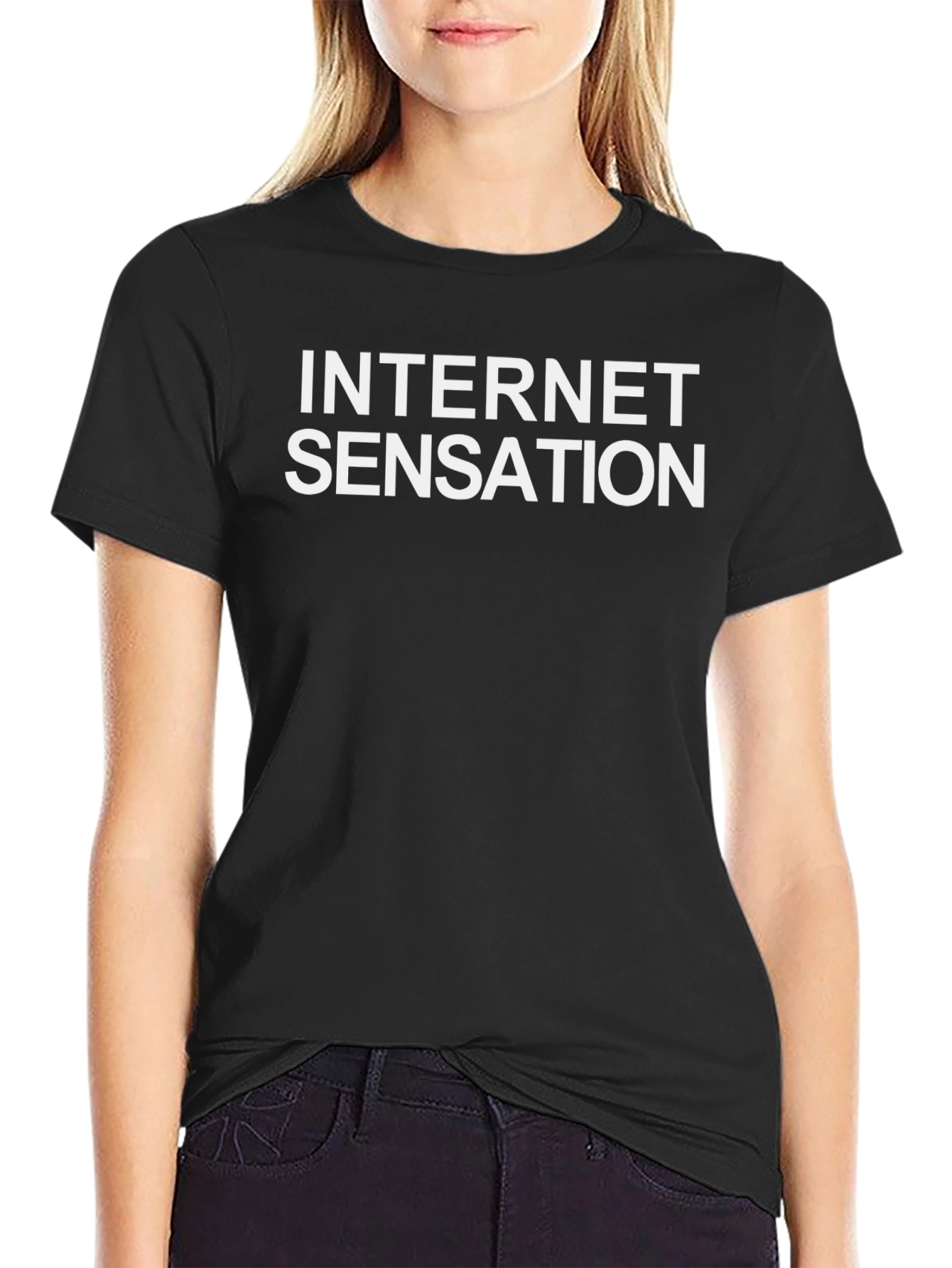 Internet Sensation Black T-Shirt