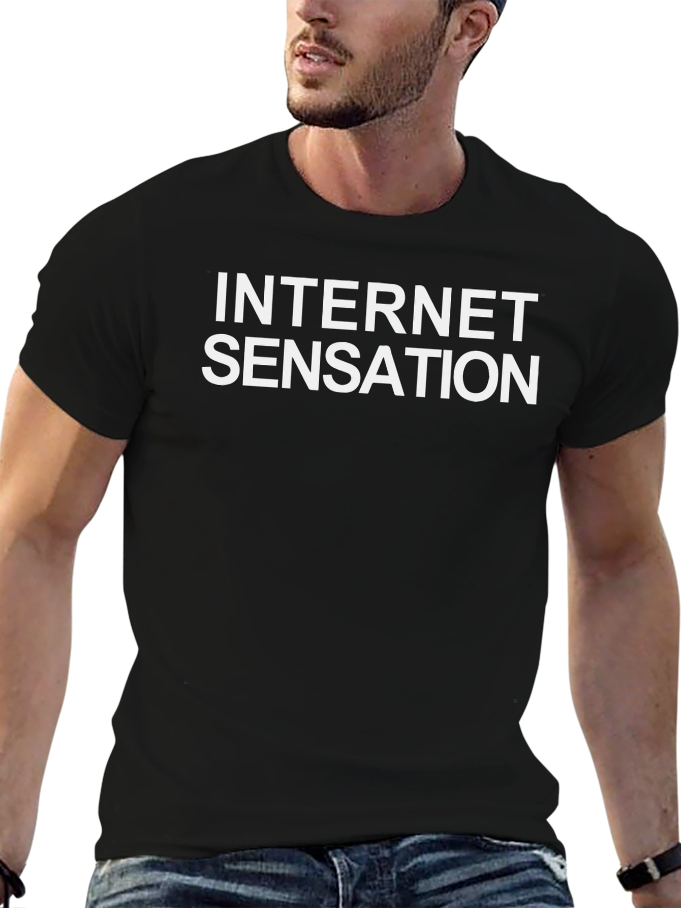 Internet Sensation Black T-Shirt