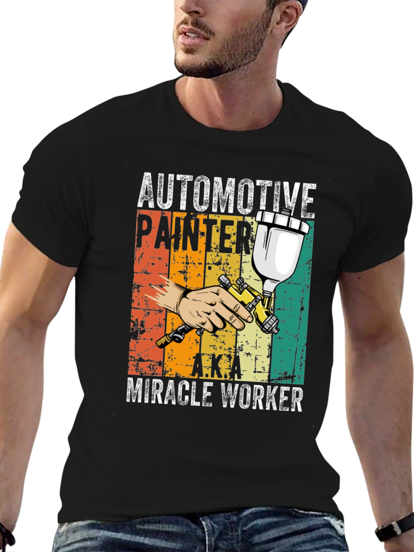 Automotive Painter T-Shirt - Miracle Worker Tee