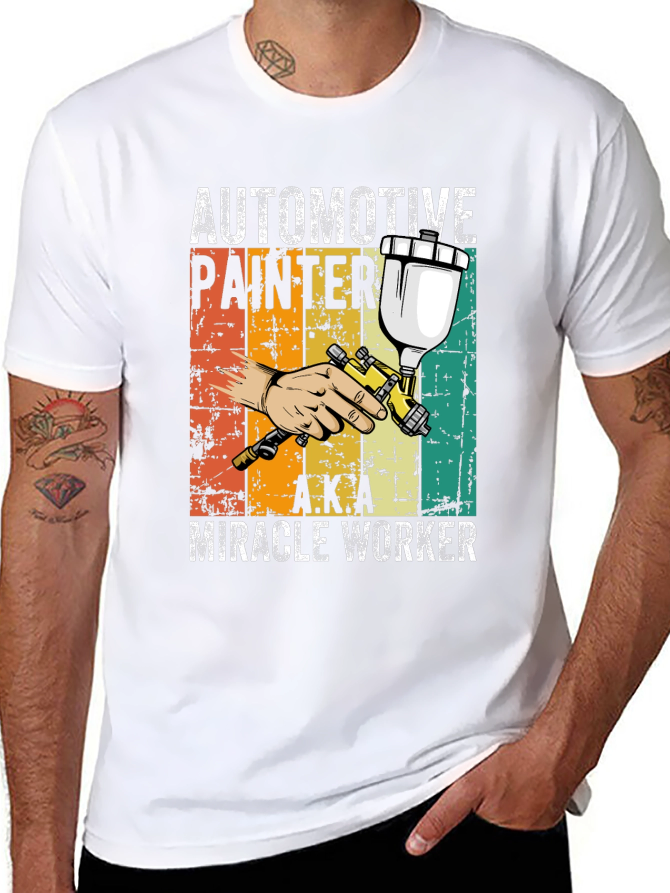 Automotive Painter T-Shirt - Miracle Worker Tee