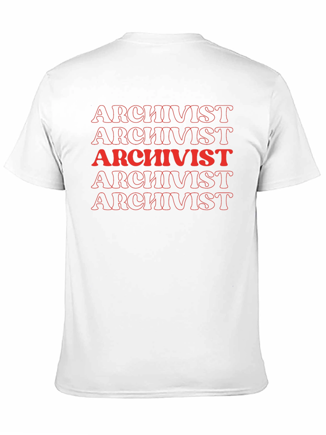 Archivist Retro Graphic Tee - Black Crew Neck