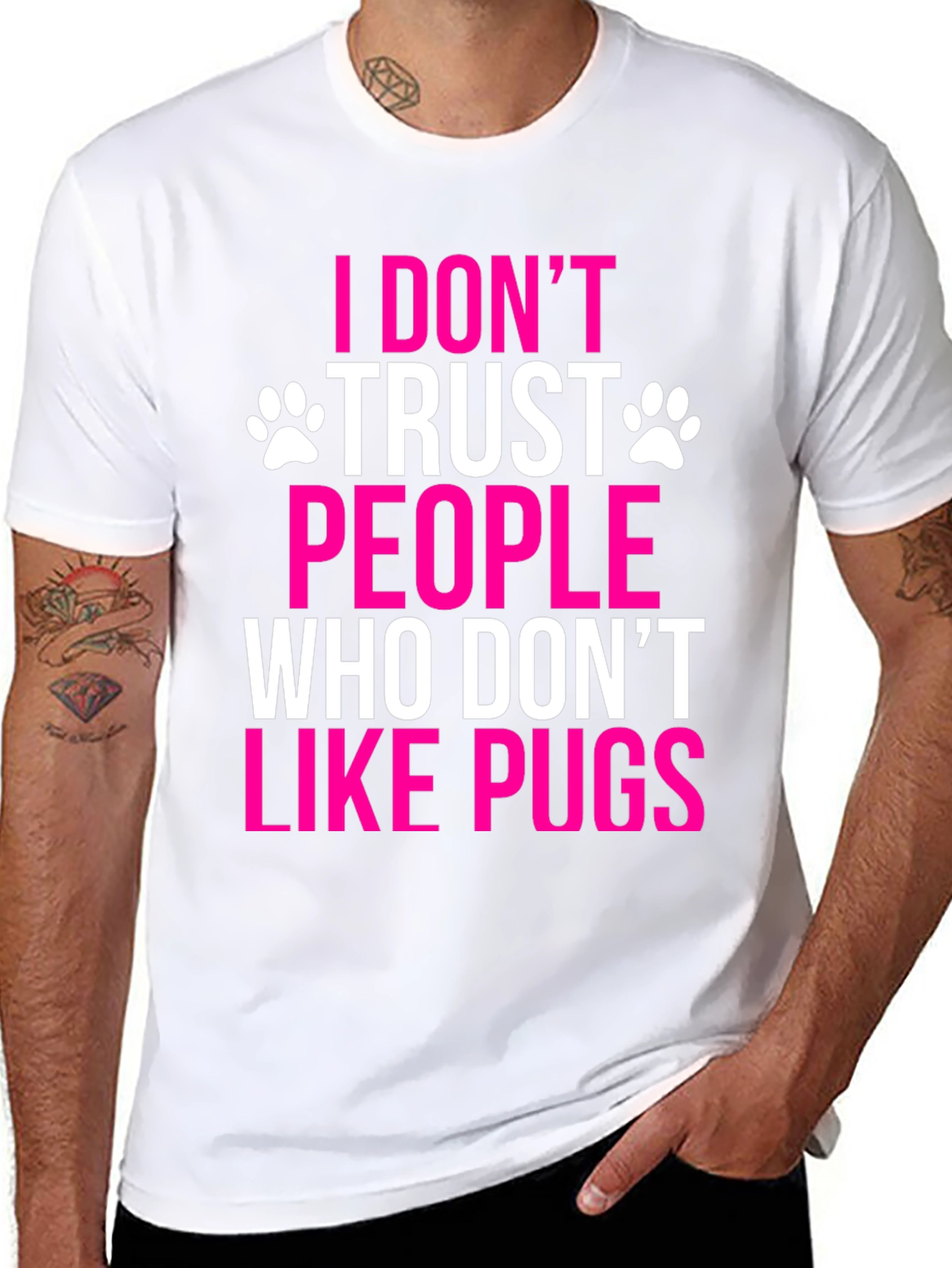 I Dont Trust People Who Dont Like Pugs T-Shirt