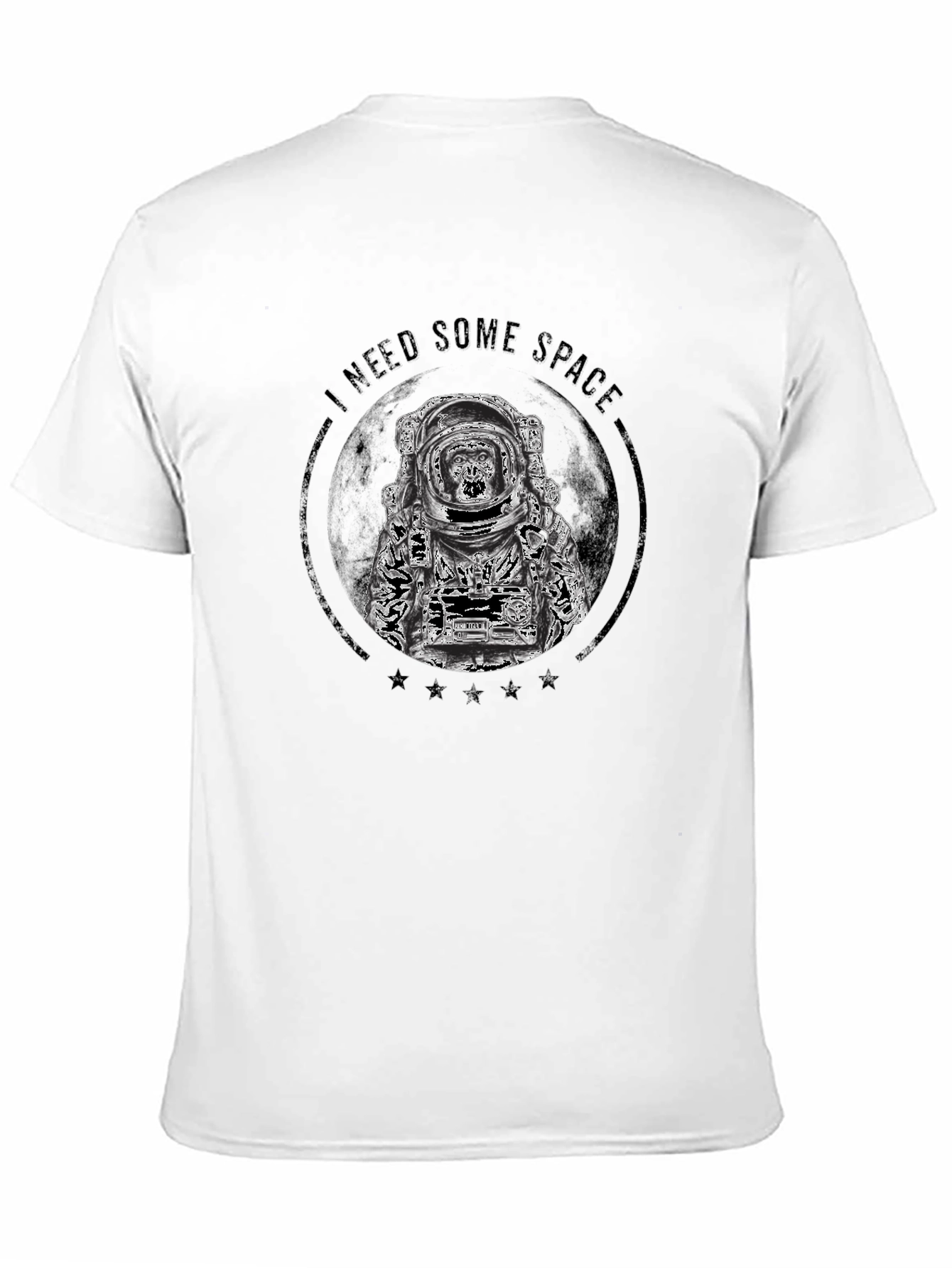 I Need Some Space Black T-Shirt