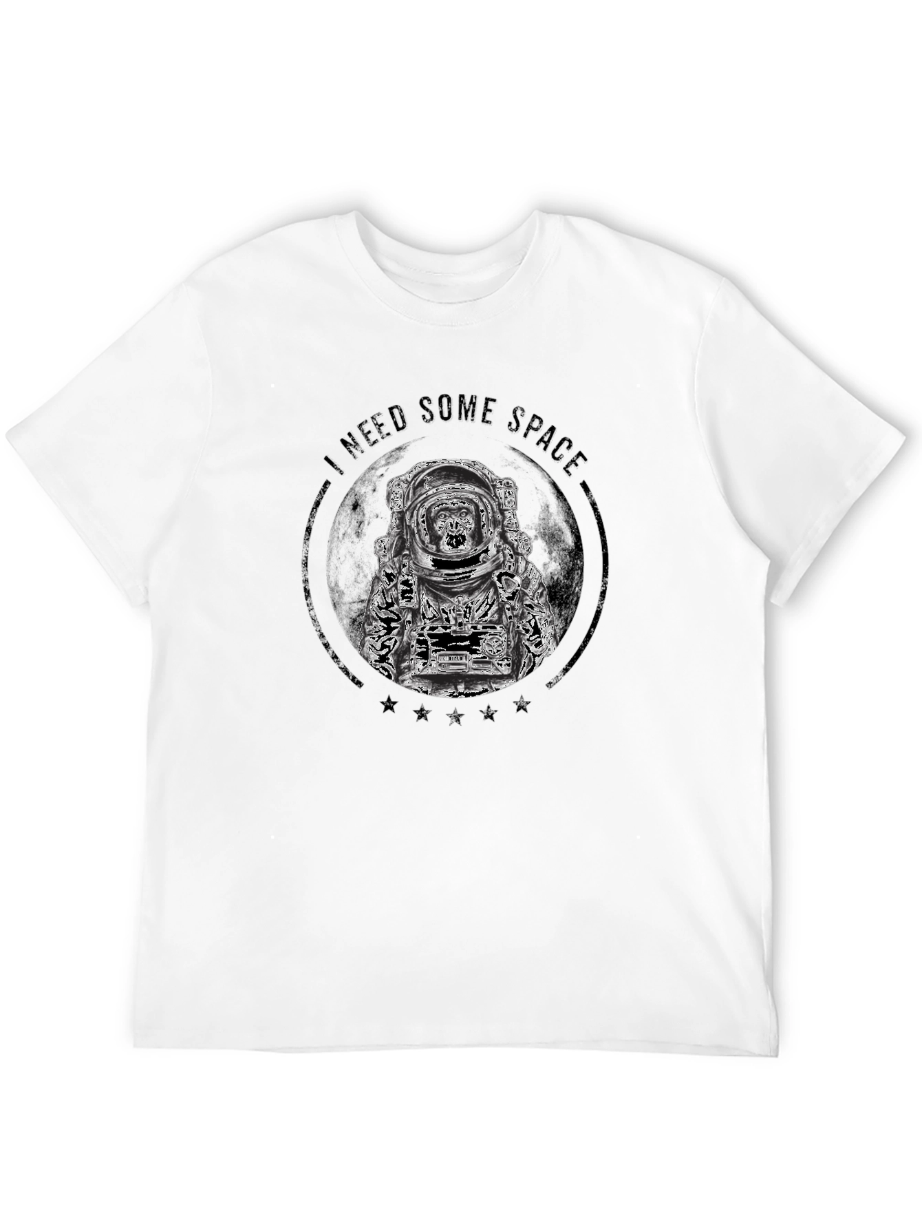 I Need Some Space Black T-Shirt