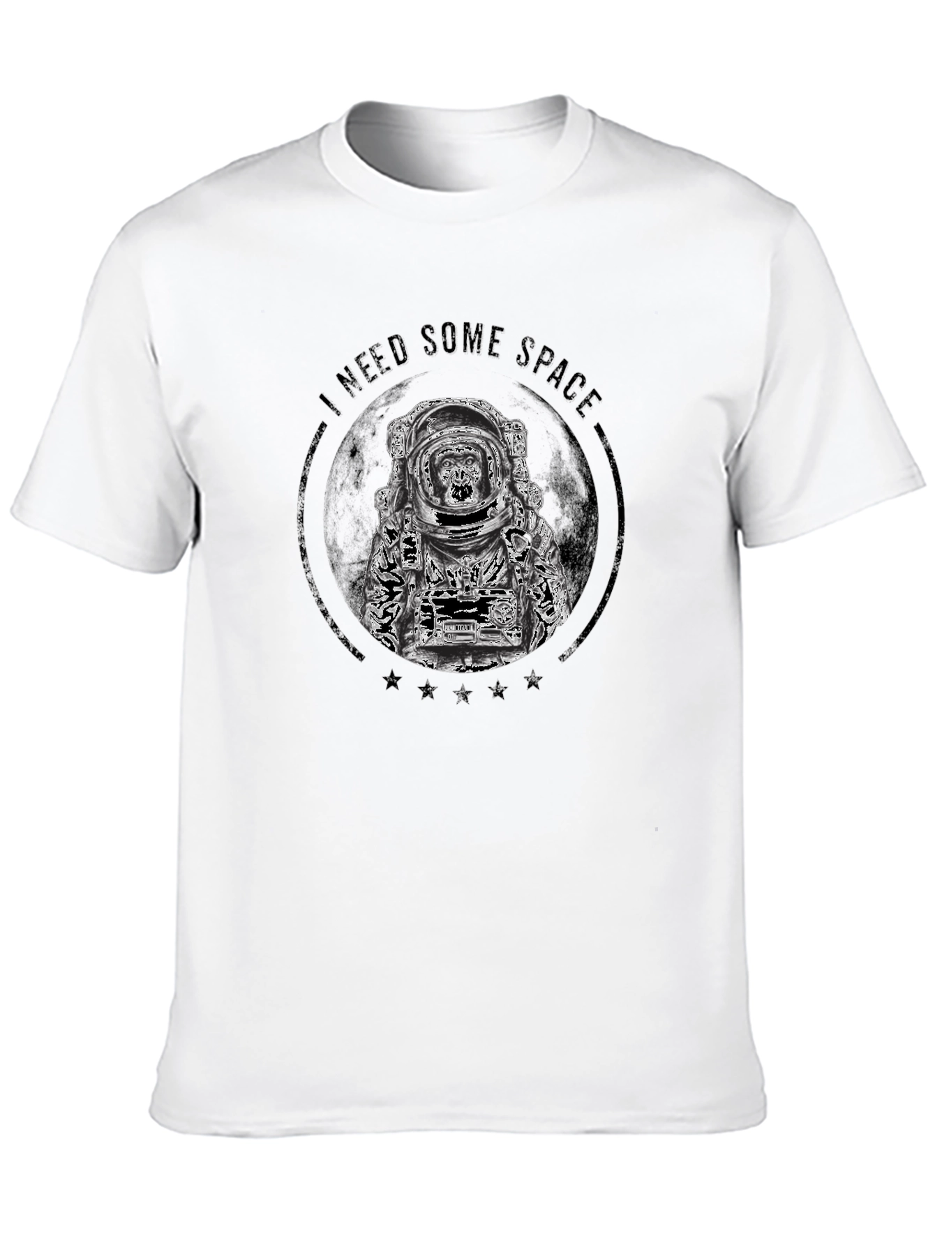 I Need Some Space Black T-Shirt