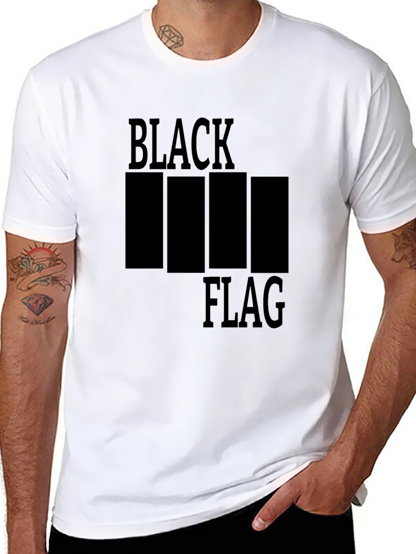 Black Flag T-Shirt - Iconic Band Tee