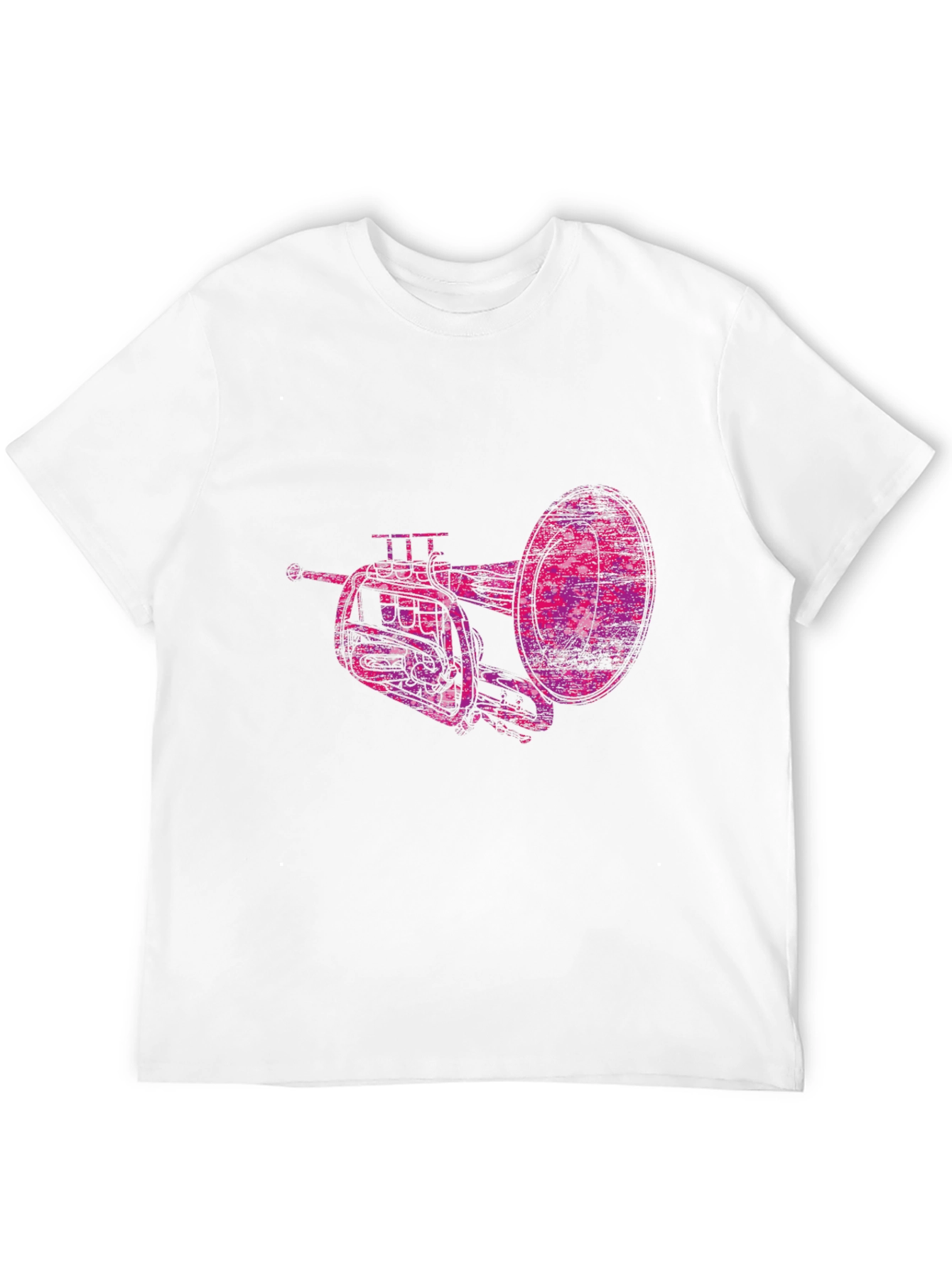 Abstract Trumpet Graphic Tee - Unique Musicians Shirt