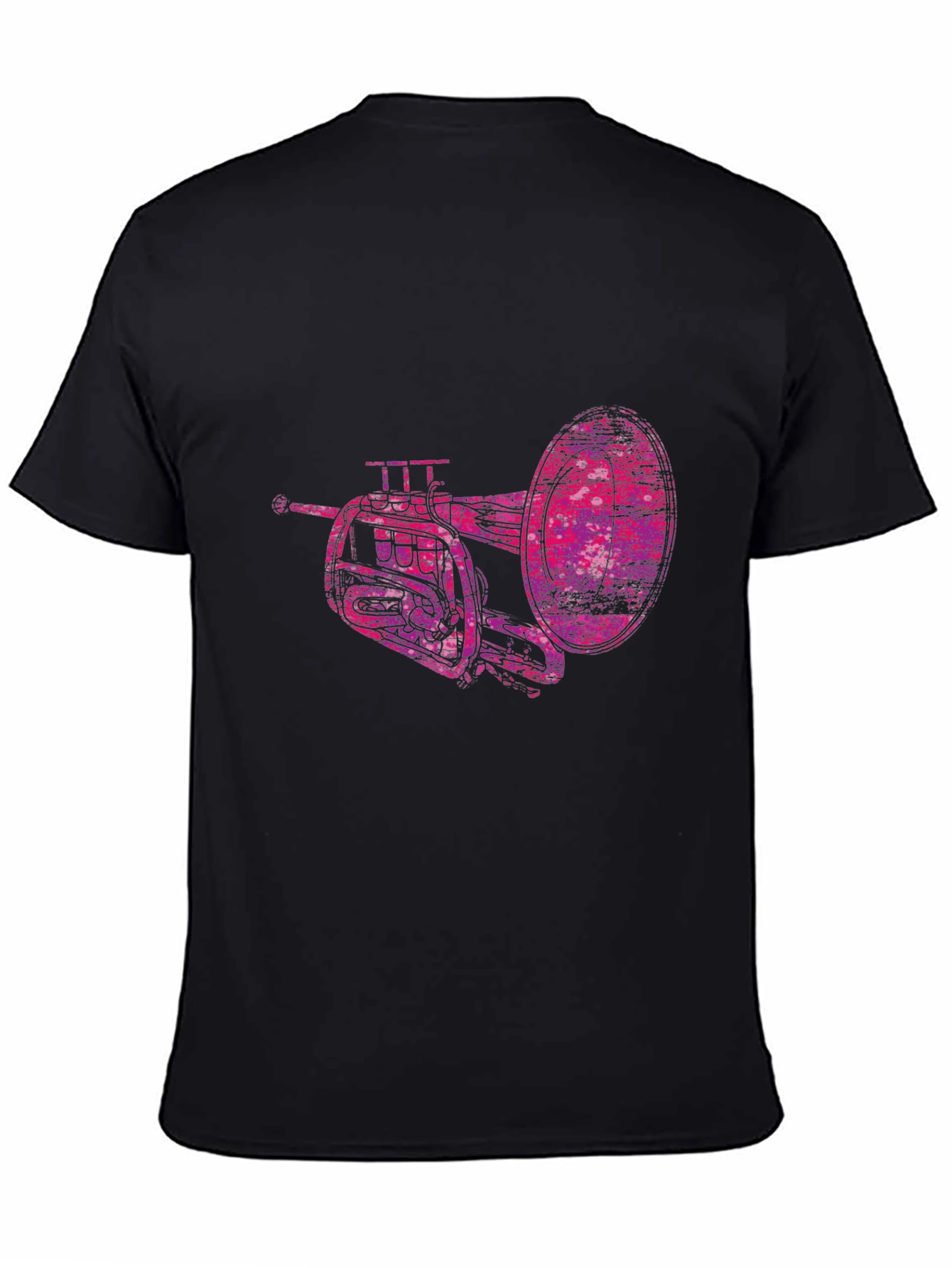 Abstract Trumpet Graphic Tee - Unique Musicians Shirt