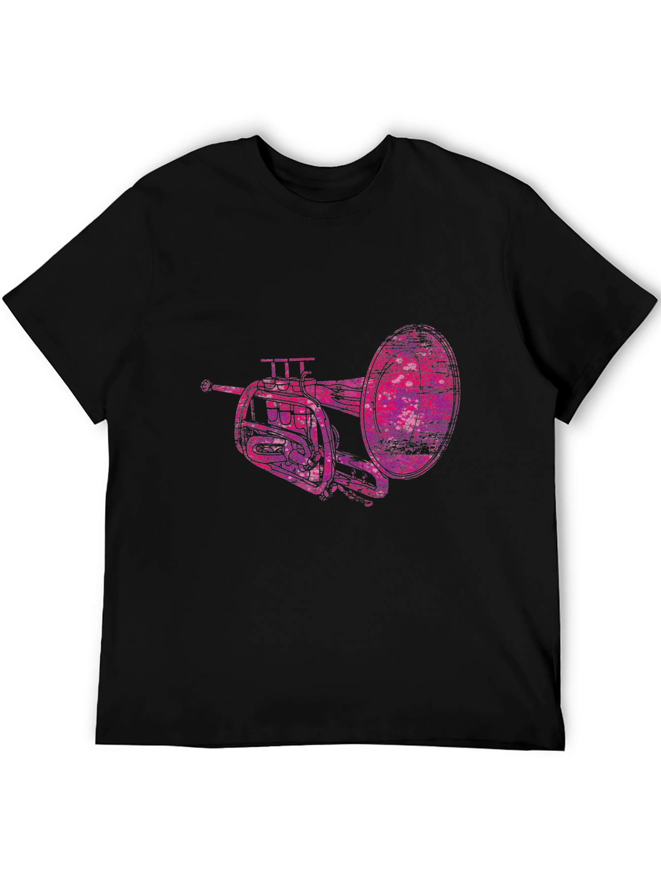 Abstract Trumpet Graphic Tee - Unique Musicians Shirt