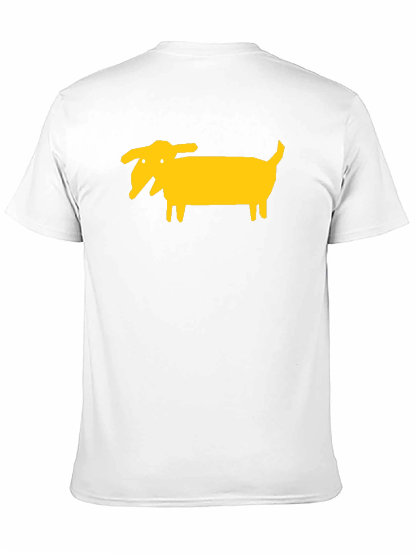 Funny Dog Graphic Tee - Black Cotton T-Shirt