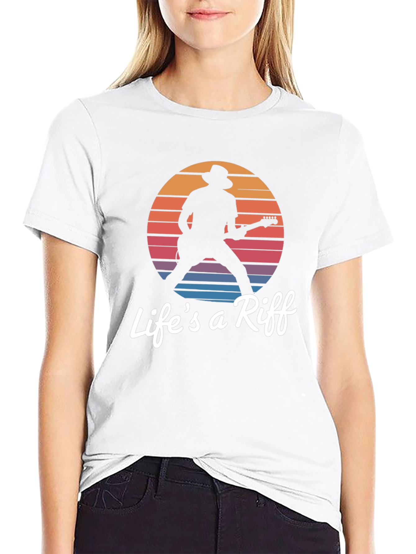 Lifes a Riff Graphic Tee - Music Lover T-Shirt