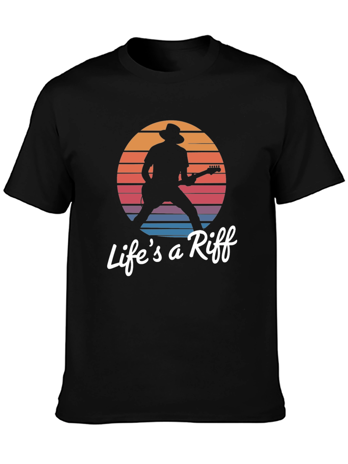 Lifes a Riff Graphic Tee - Music Lover T-Shirt