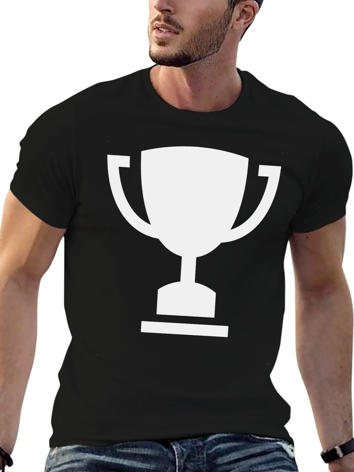 Trophy Graphic Tee - Champion Style T-Shirt