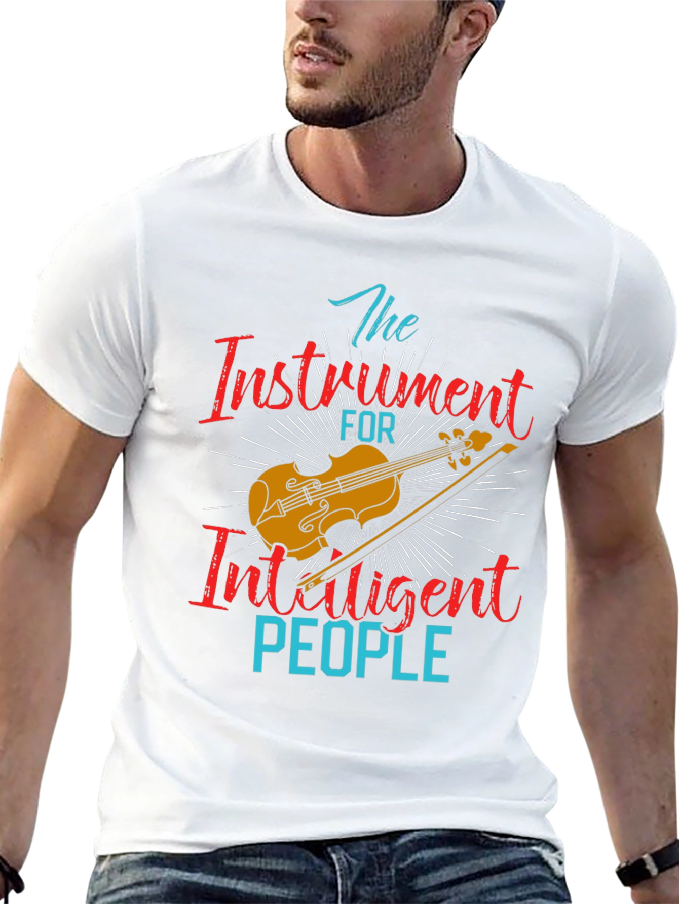Intelligent People Violin T-Shirt