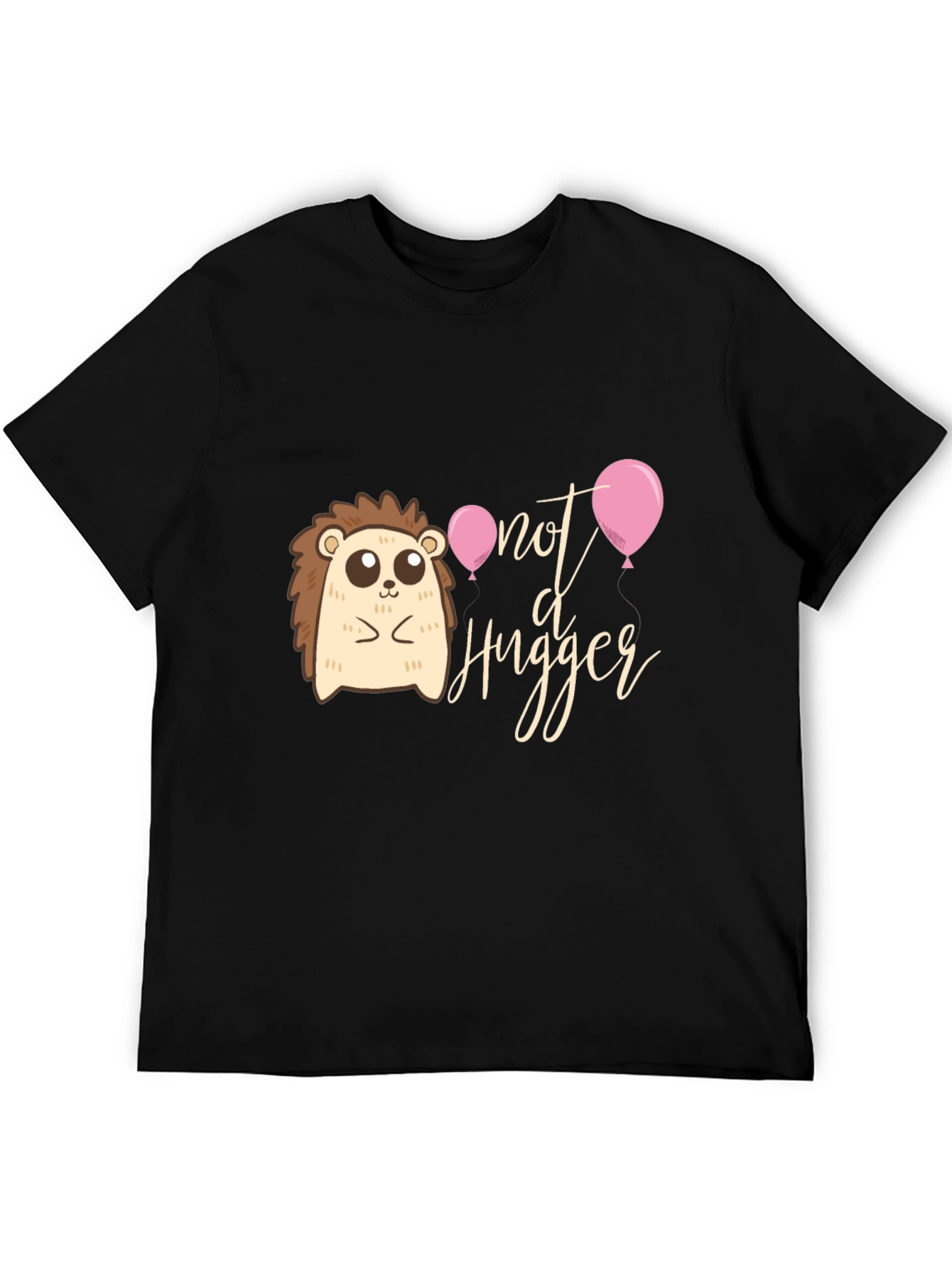 Not A Hugger T-Shirt: Cute Hedgehog Design