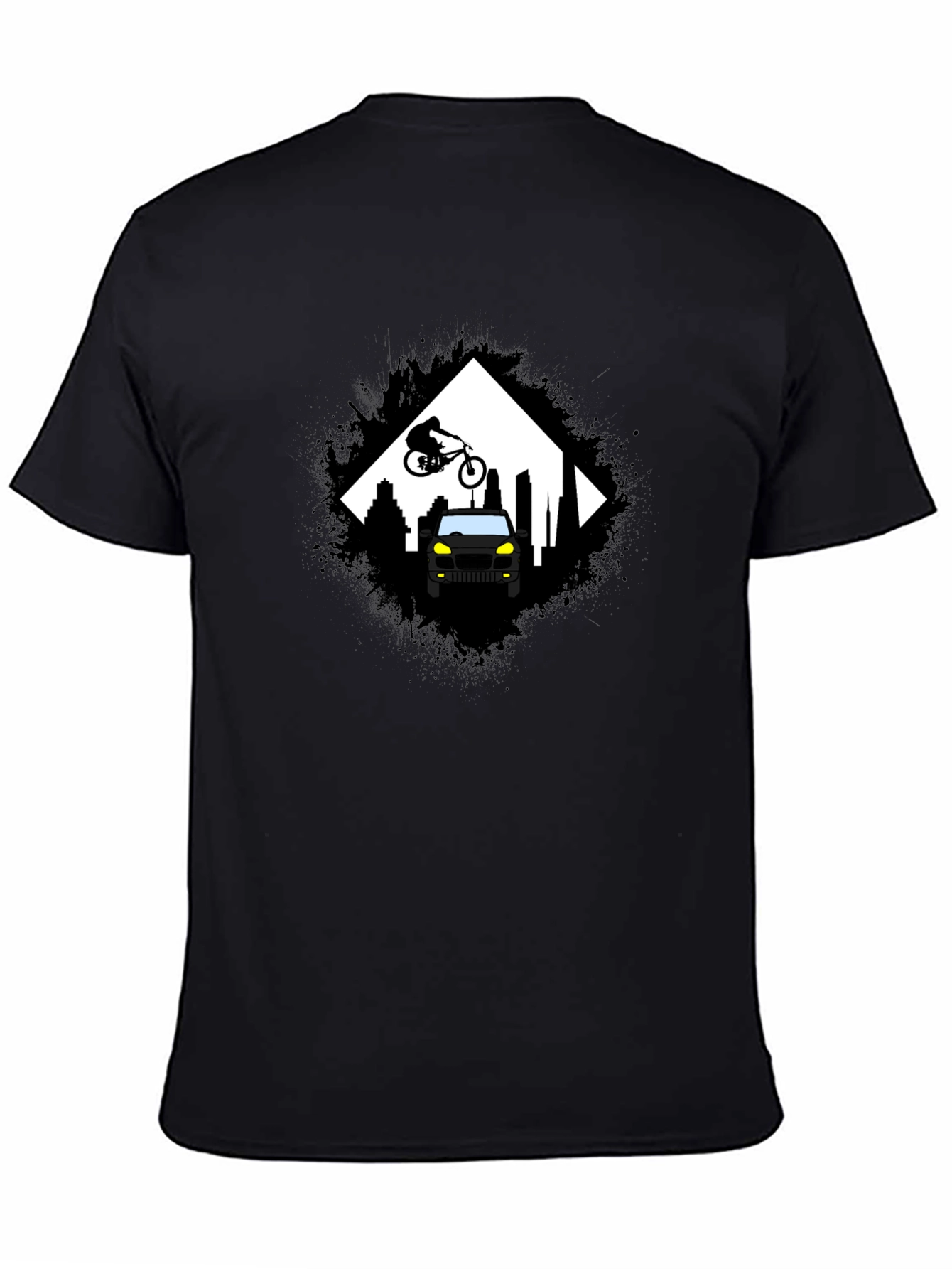 Urban Ride T-Shirt - Black Graphic Tee